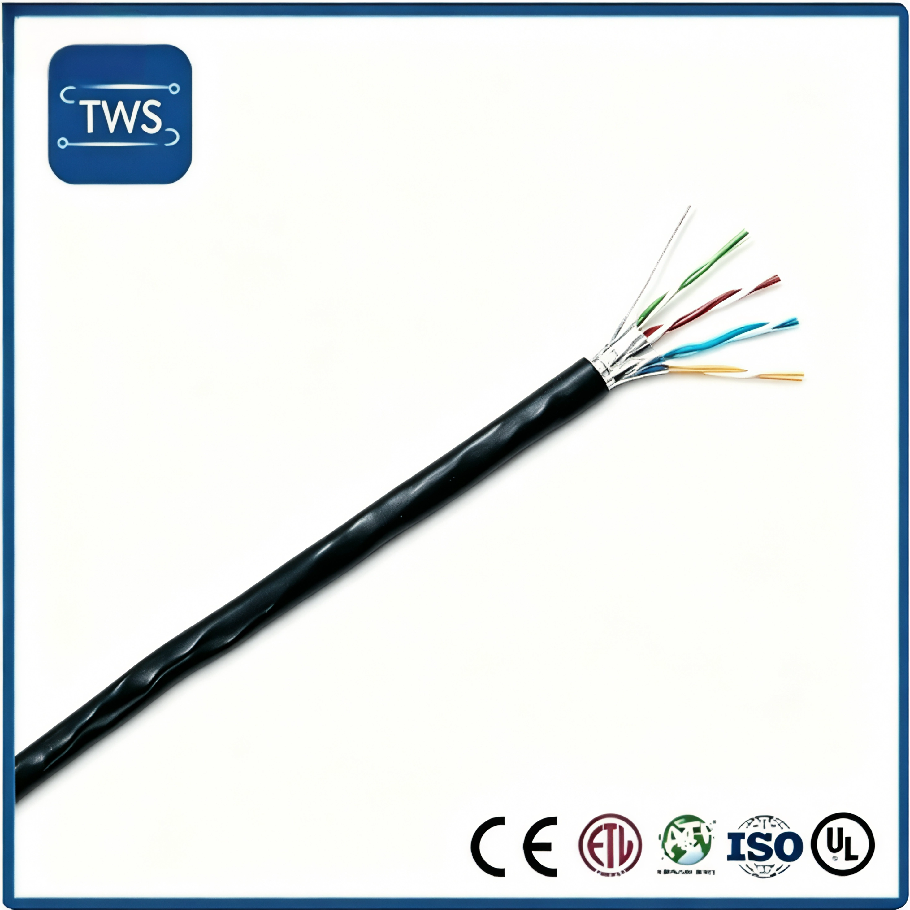 High Quality Hot Sale U/FTP CAT6A Cable for Home