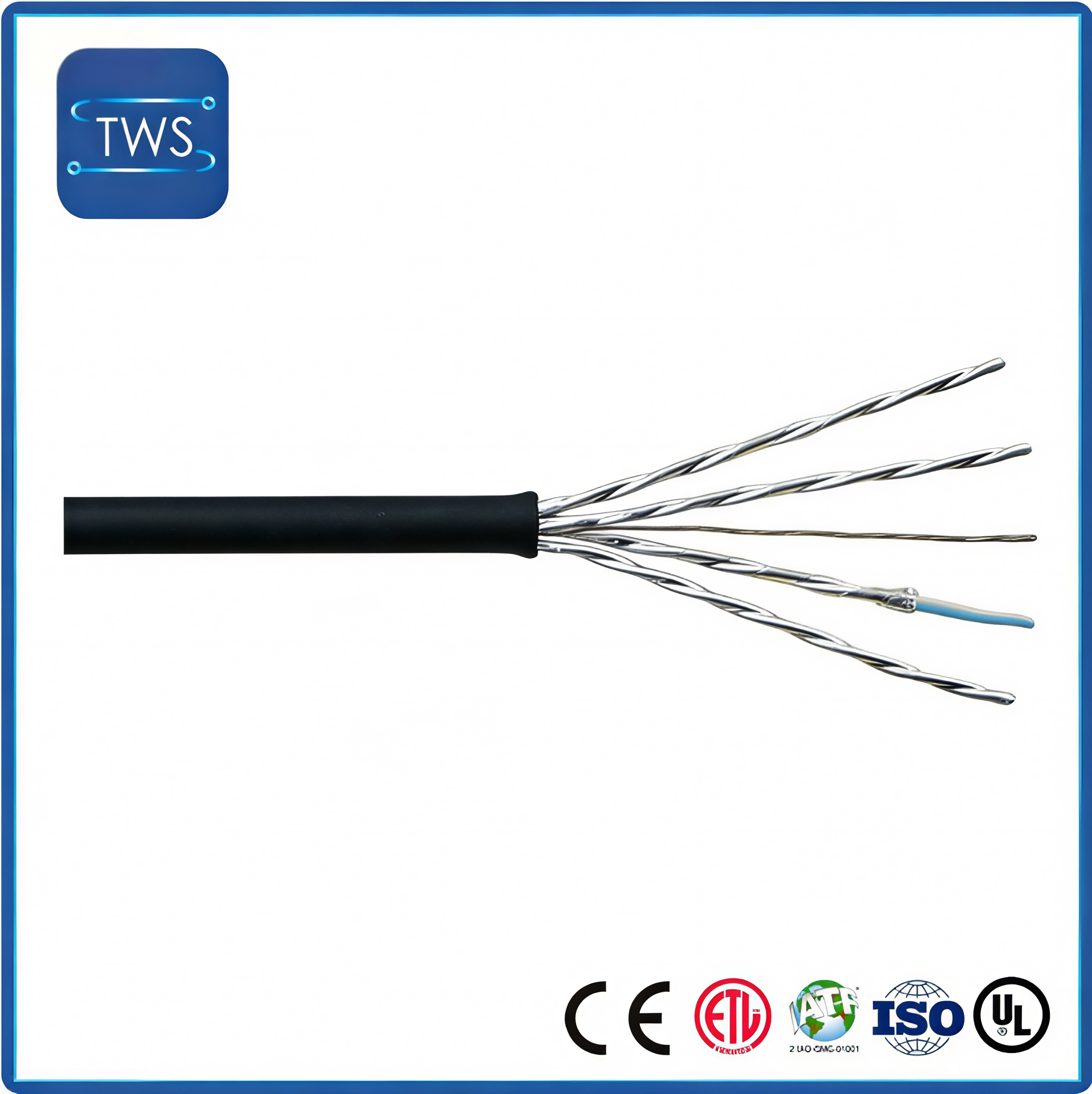 Hot Sale U/FTP CAT8 PVC Cable for Home