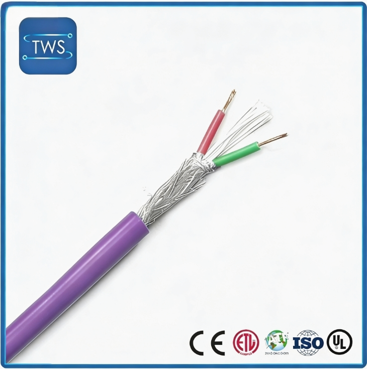 Industrial Control Cable 2C Bare Copper/Tinned Copper PVC Jacket