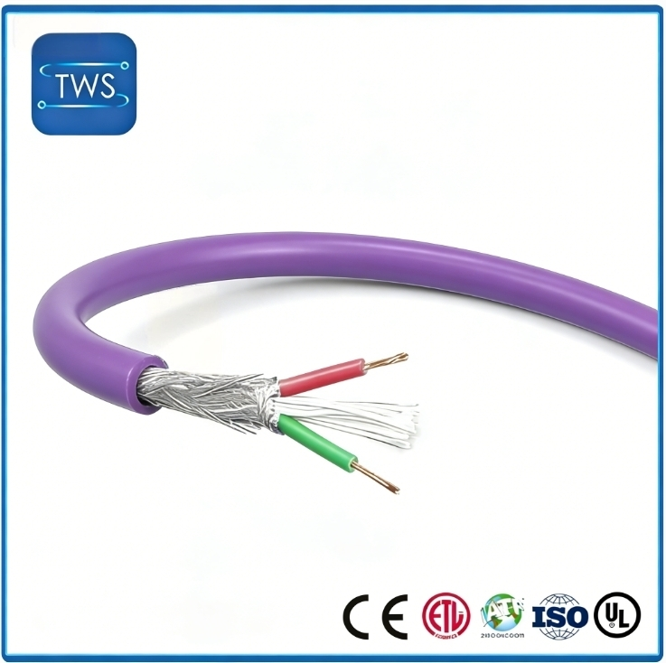 Industrial Control Cable 2C Bare Copper/Tinned Copper PVC Jacket