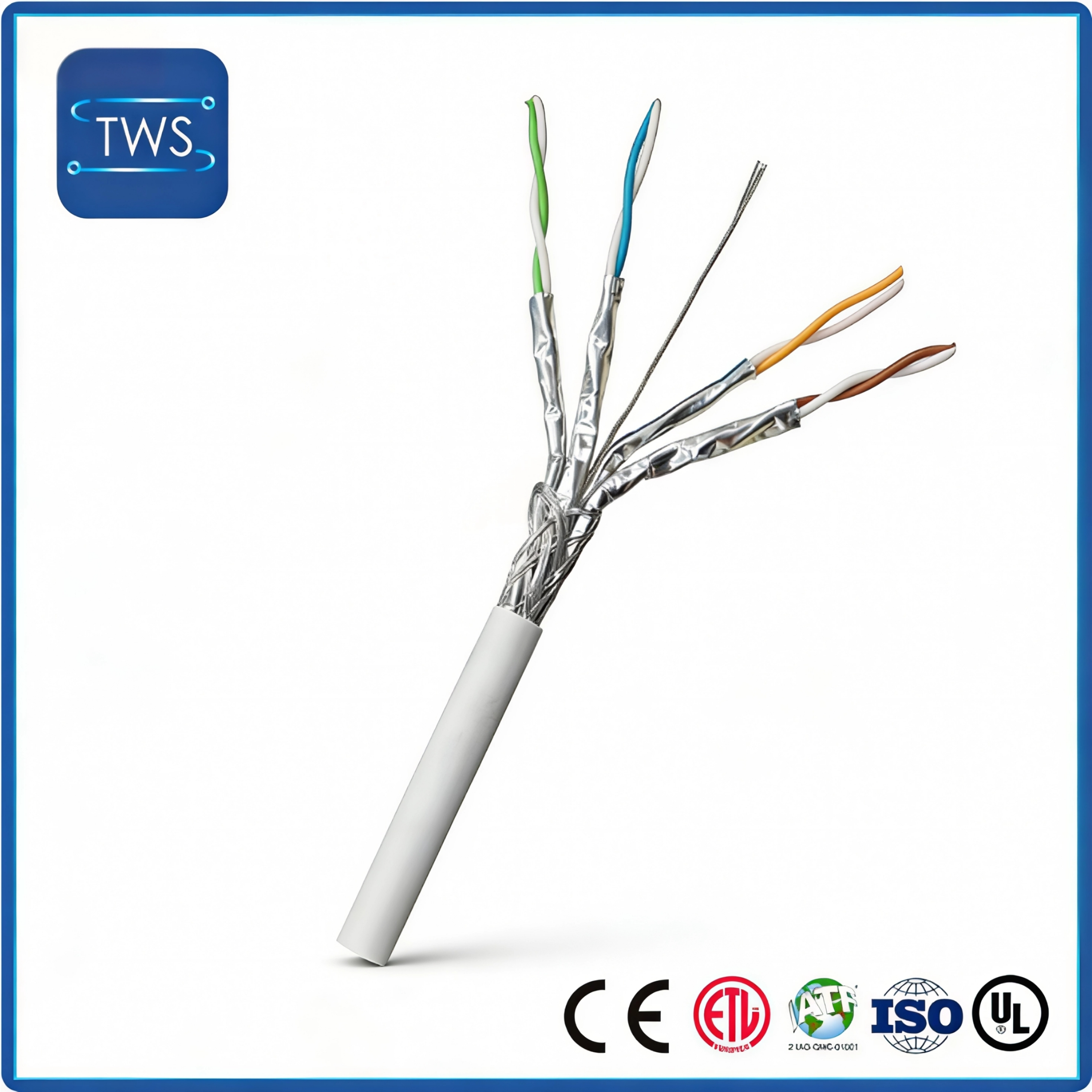 High Quality Hot Sale S/FTP CAT6A LSZH Cable for Home
