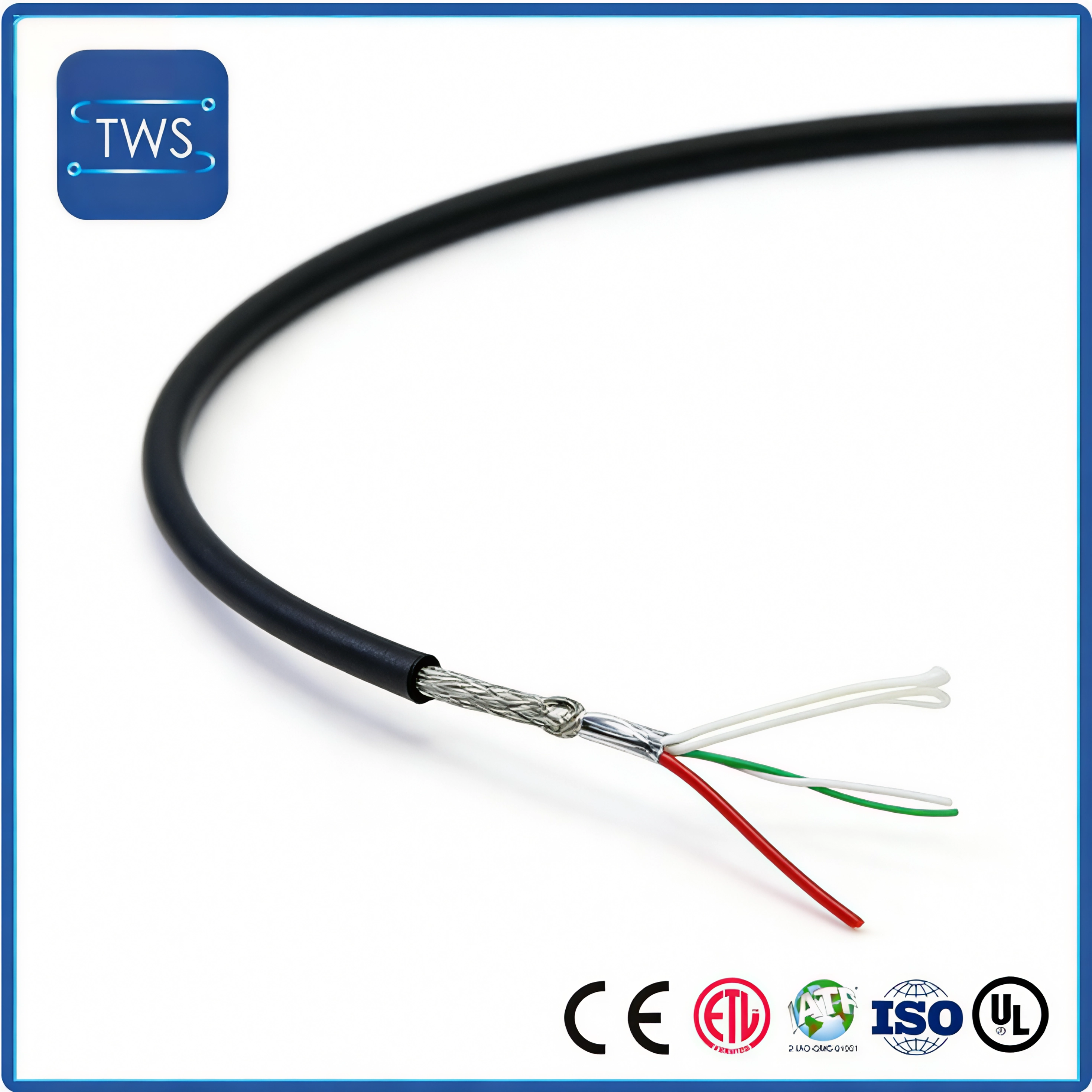 High Frequency USB 2.0 Cable Tinned Copper 30AWG