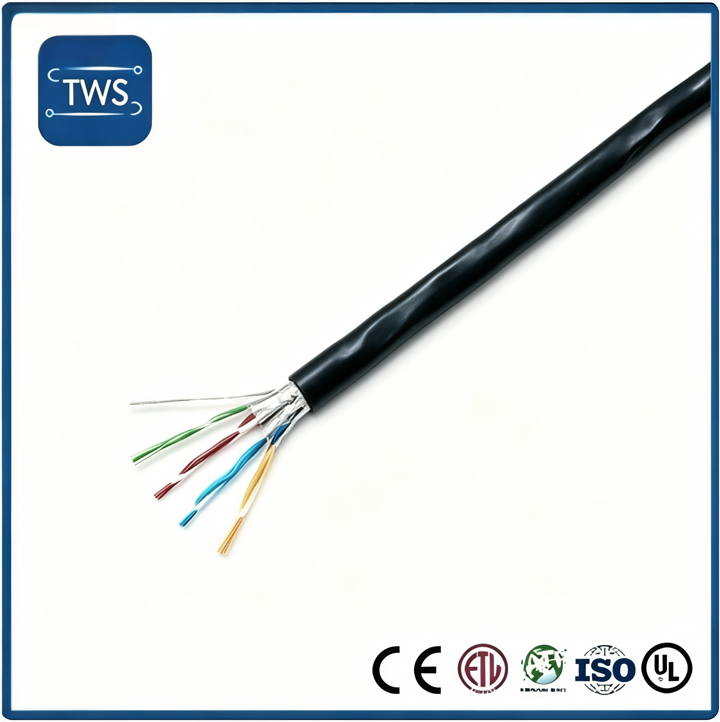 High Quality Hot Sale U/FTP CAT6A Cable for Home