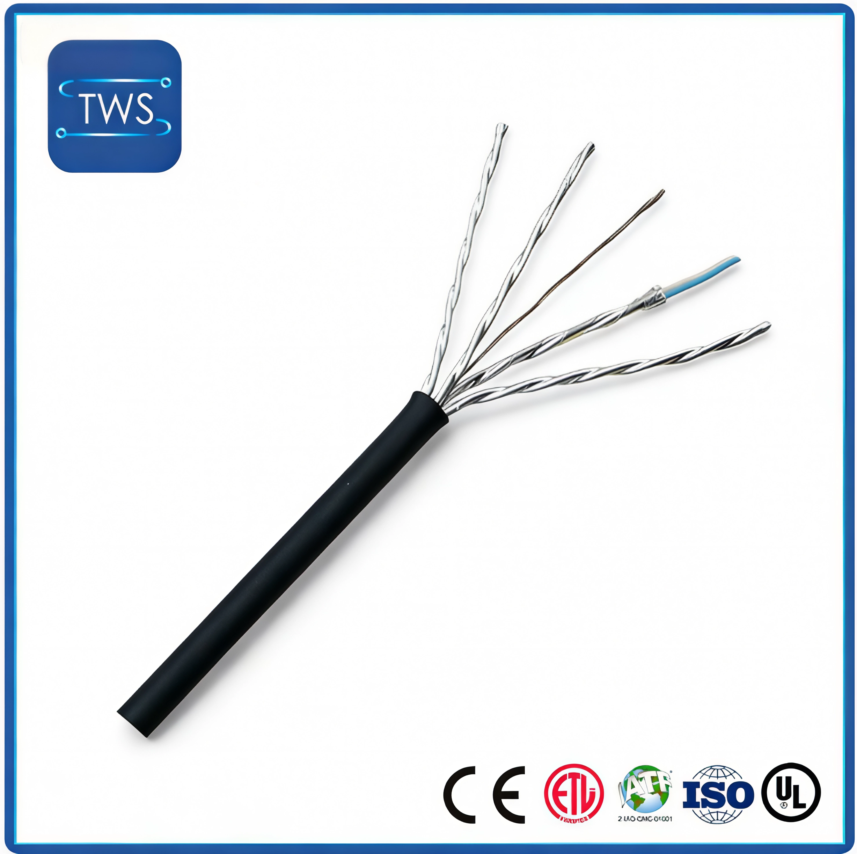 Hot Sale U/FTP CAT8 PVC Cable for Home