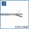 Industrial Control Cable Foam Skin Insulation Bare Copper Tinned Braid Shield PVC Gray