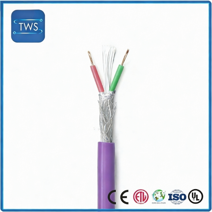 Industrial Control Cable 2C Bare Copper/Tinned Copper PVC Jacket