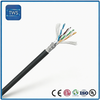 Finished Drag Chain CAT6 Network Cable PVC Black