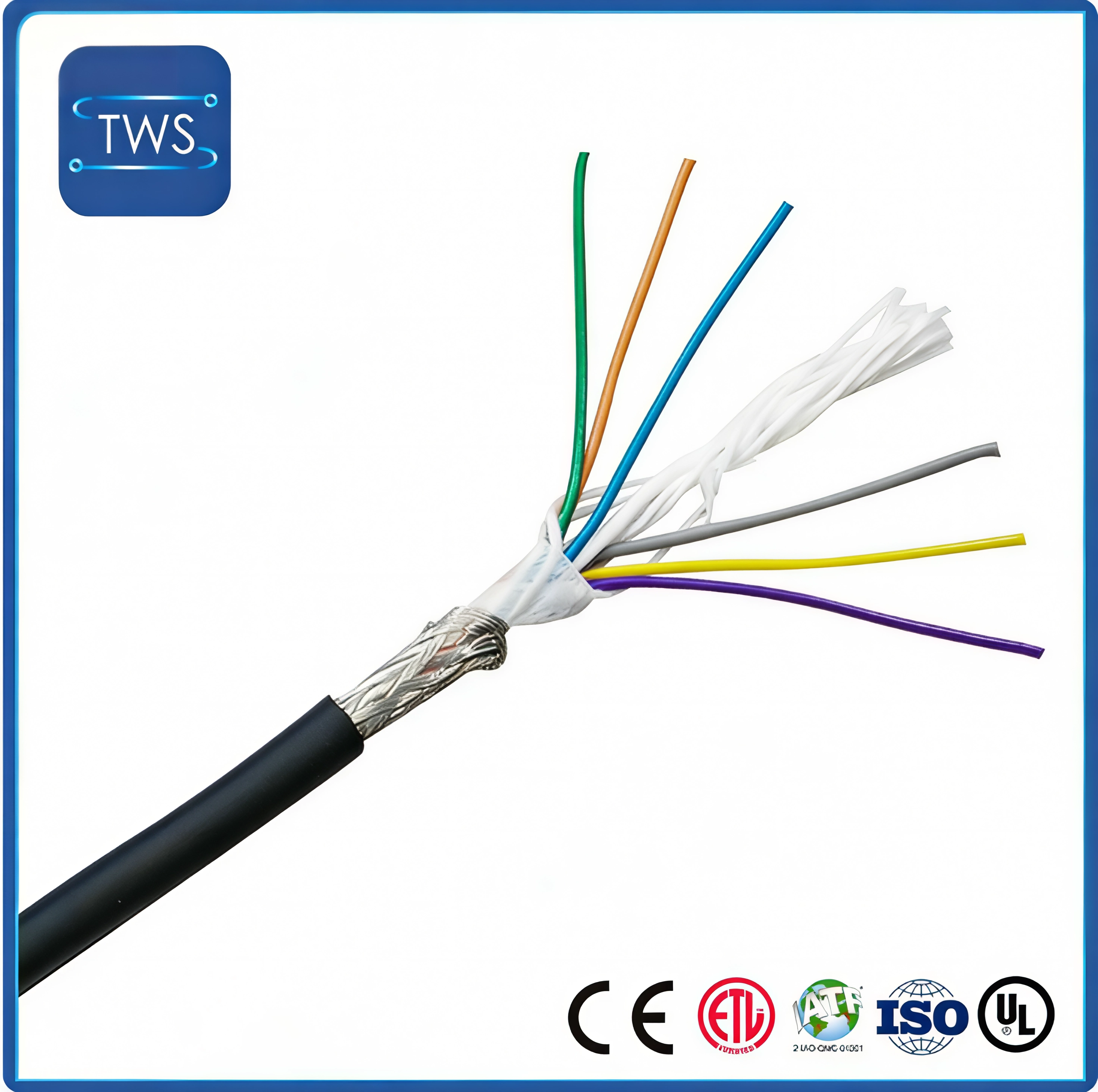 Industrial Control Cable Bare Copper 24AWG