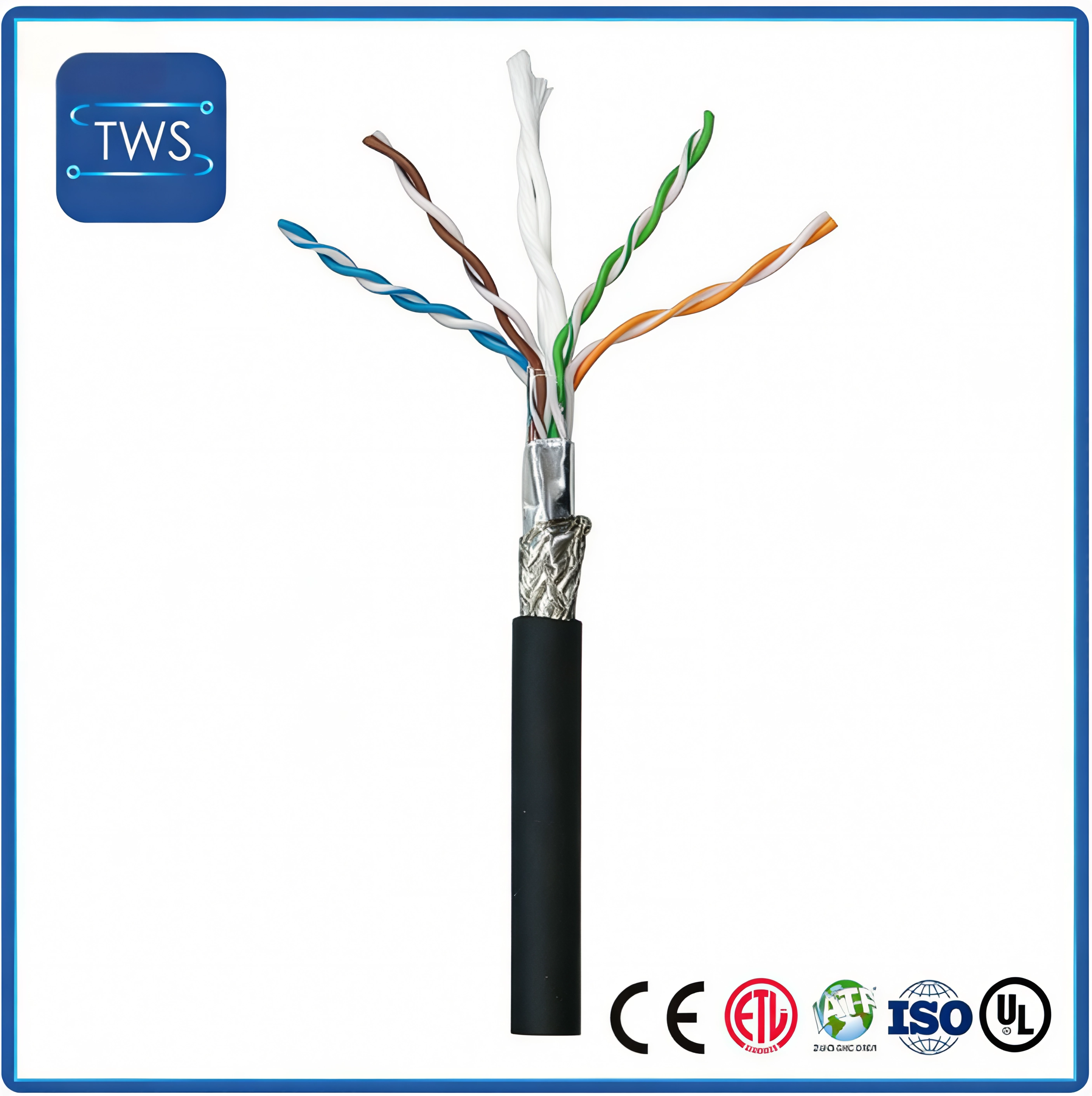 High Quality Hot Sale SF/UTP CAT6 PVC Cable for Home