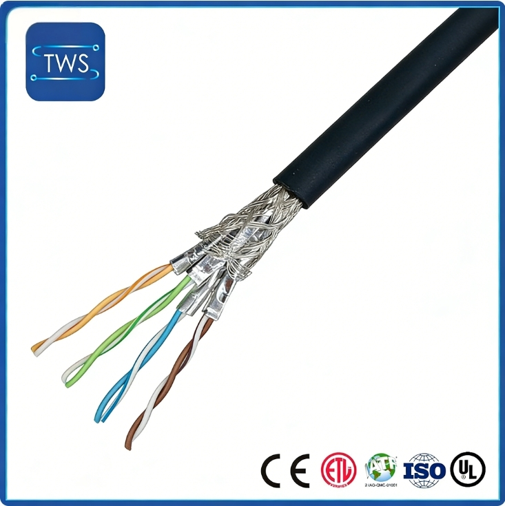 High Quality Hot Sale S/FTP CAT7 PVC Cable for Home