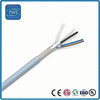 Industrial Control Cable Foam Skin Insulation Bare Copper Tinned Braid Shield PVC Gray