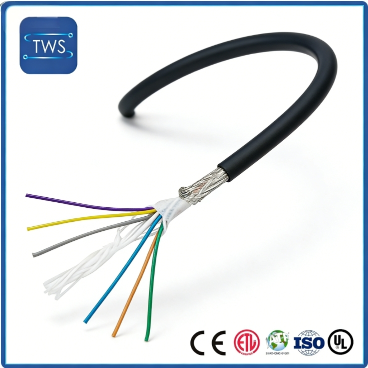 Industrial Control Cable Bare Copper 24AWG