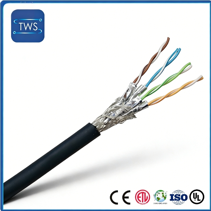 High Quality Hot Sale S/FTP CAT7 PVC Cable for Home