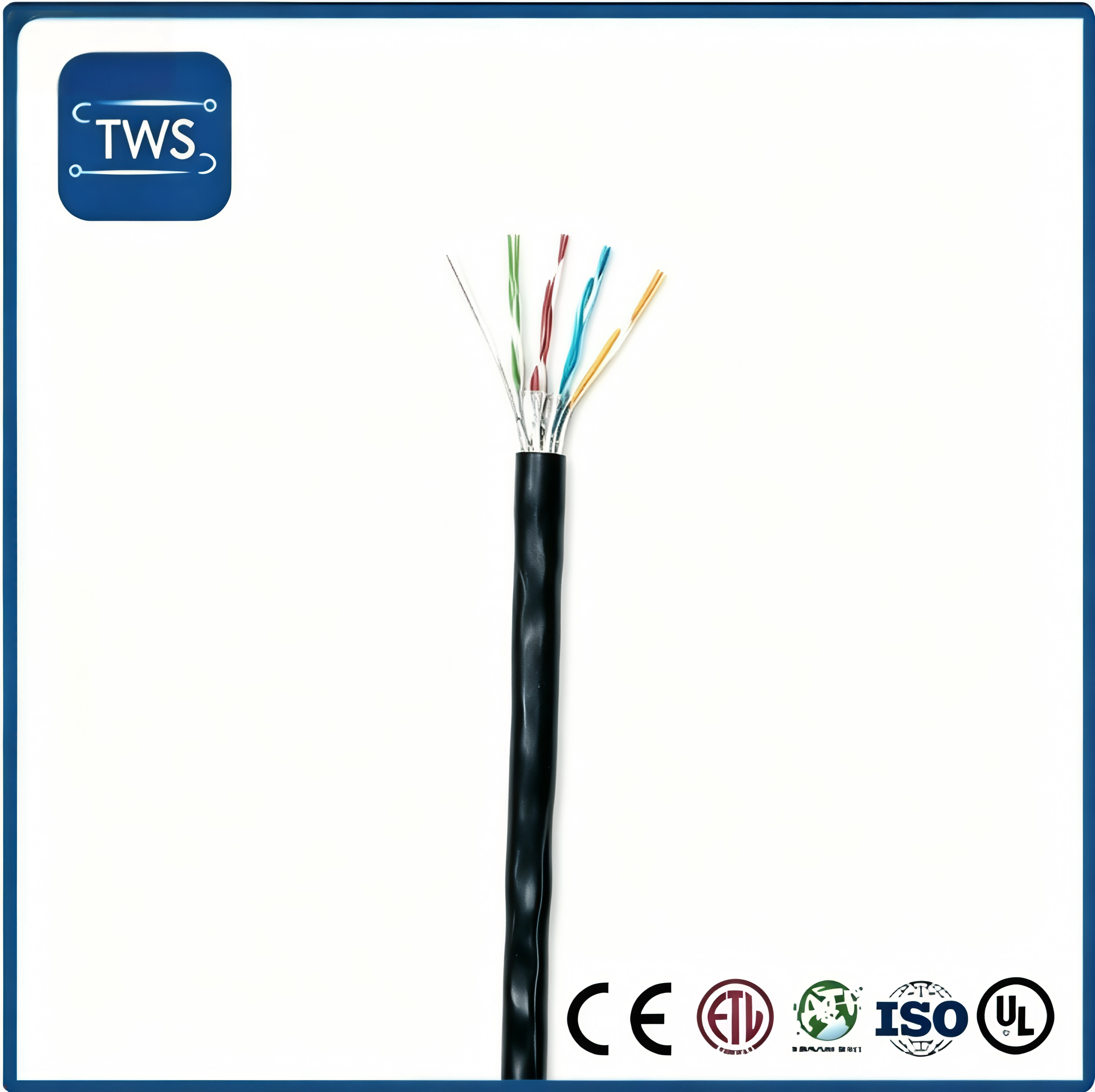 High Quality Hot Sale U/FTP CAT6A Cable for Home