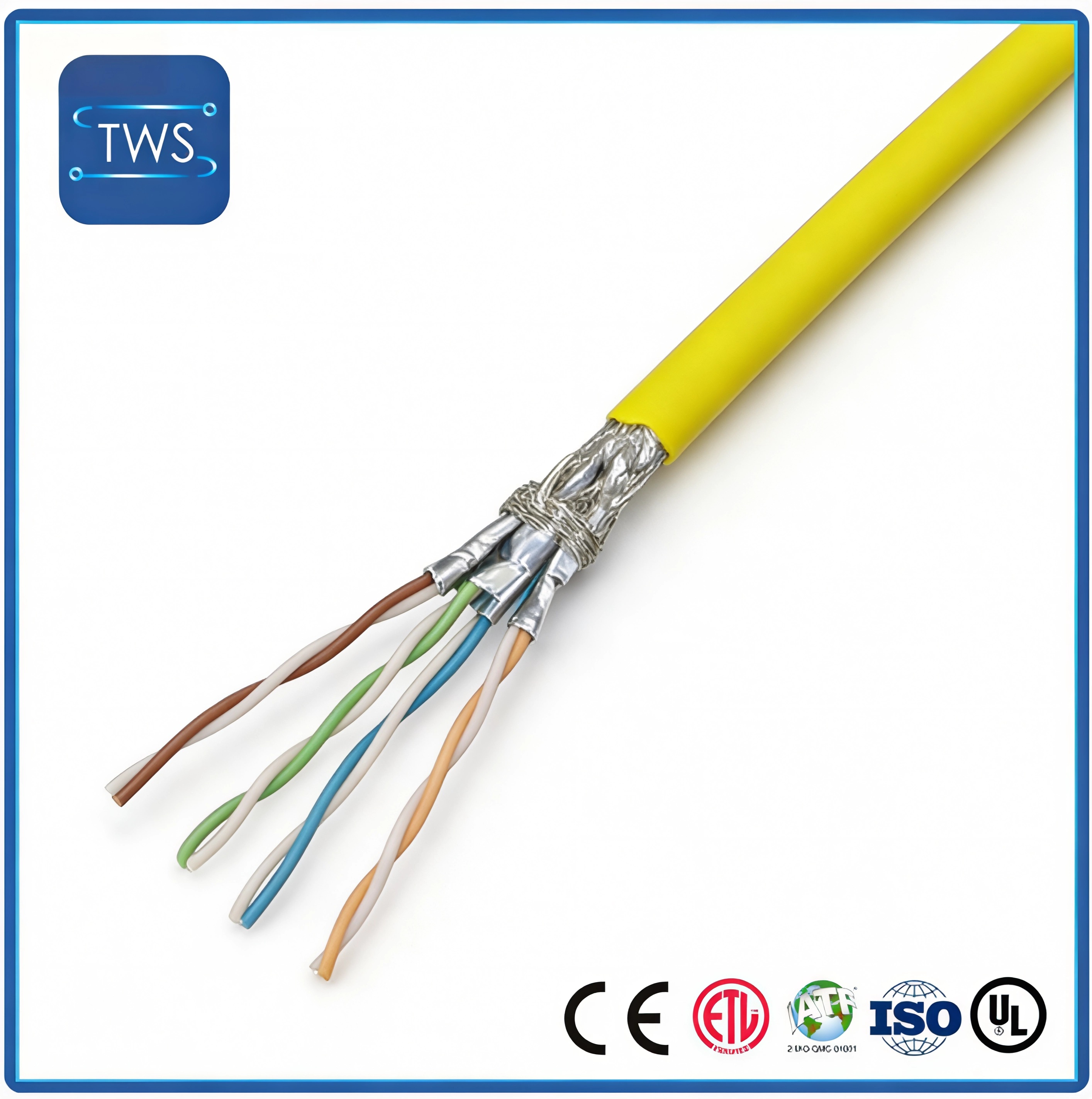 High Quality S/FTP CAT6A LSZH Cable for Home