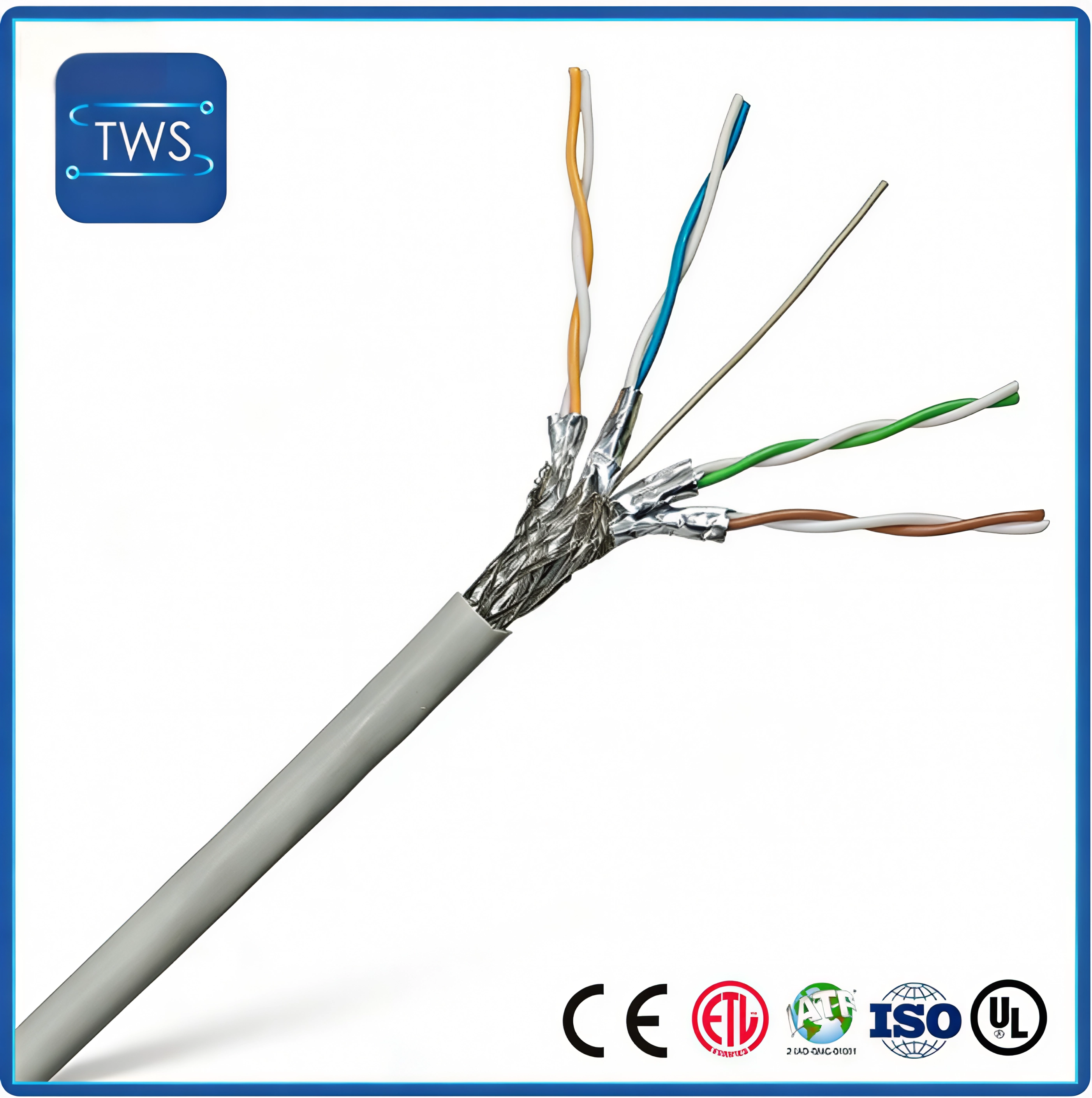 High Quality Hot Sale S/FTP CAT6 PVC Cable for Home