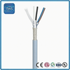 Industrial Control Cable Foam Skin Insulation Bare Copper Tinned Braid Shield PVC Gray