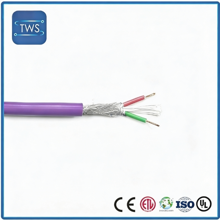 Industrial Control Cable 2C Bare Copper/Tinned Copper PVC Jacket