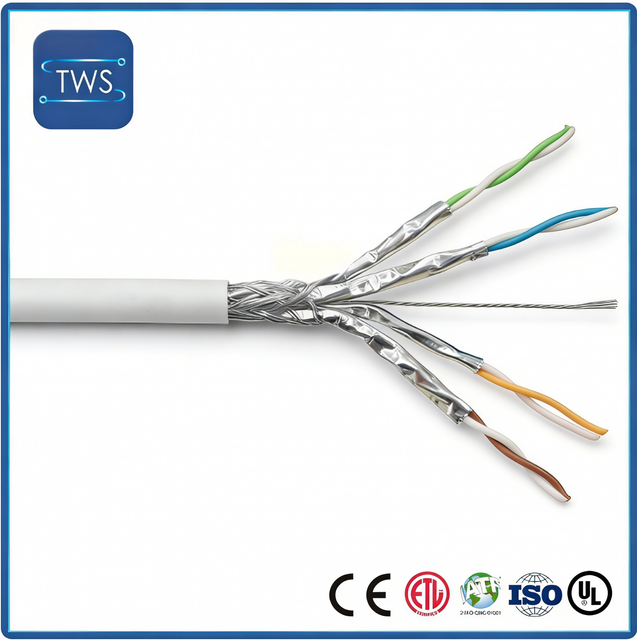 High Quality Hot Sale S/FTP CAT6A LSZH Cable for Home