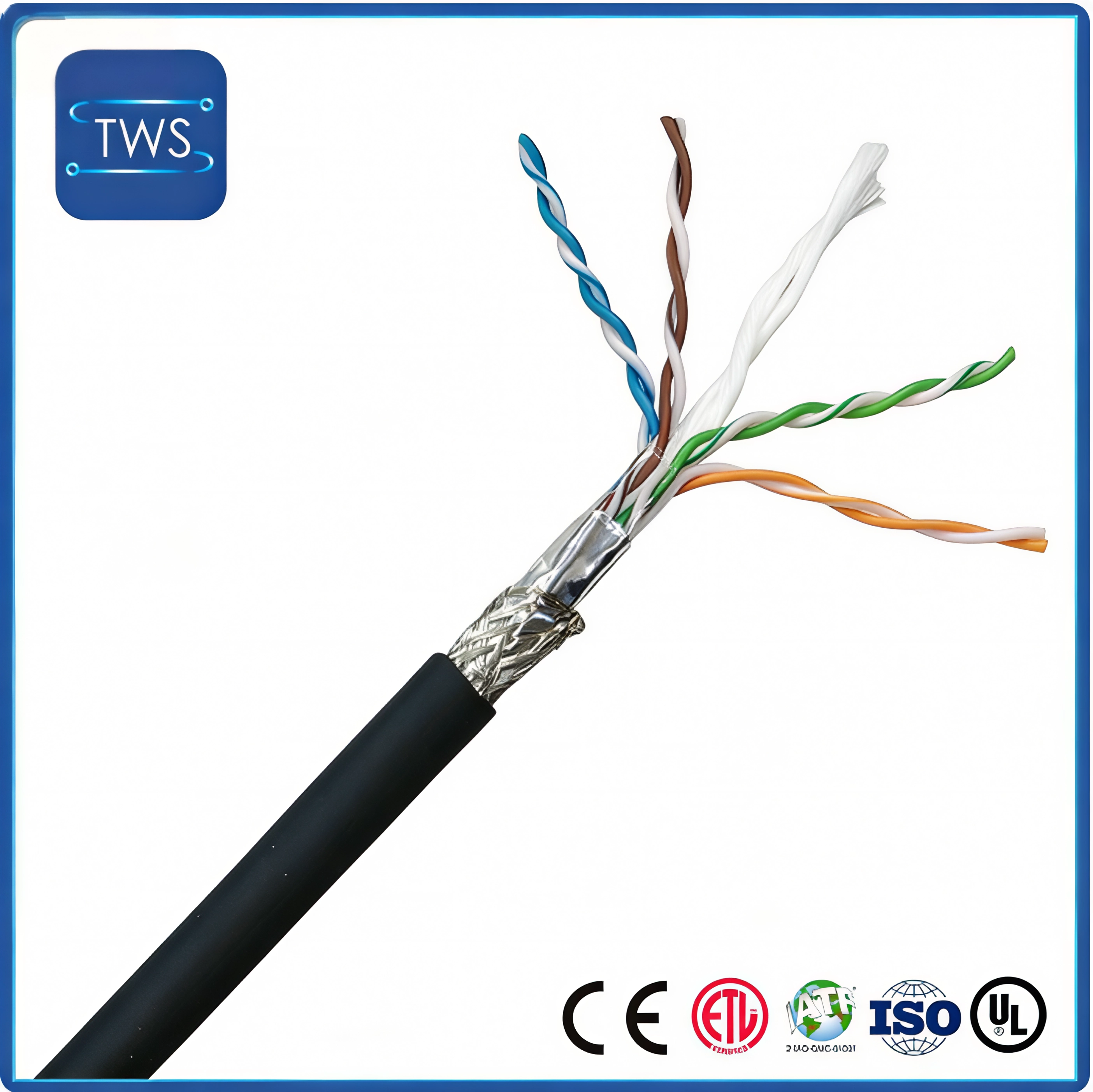 High Quality Hot Sale SF/UTP CAT6 PVC Cable for Home