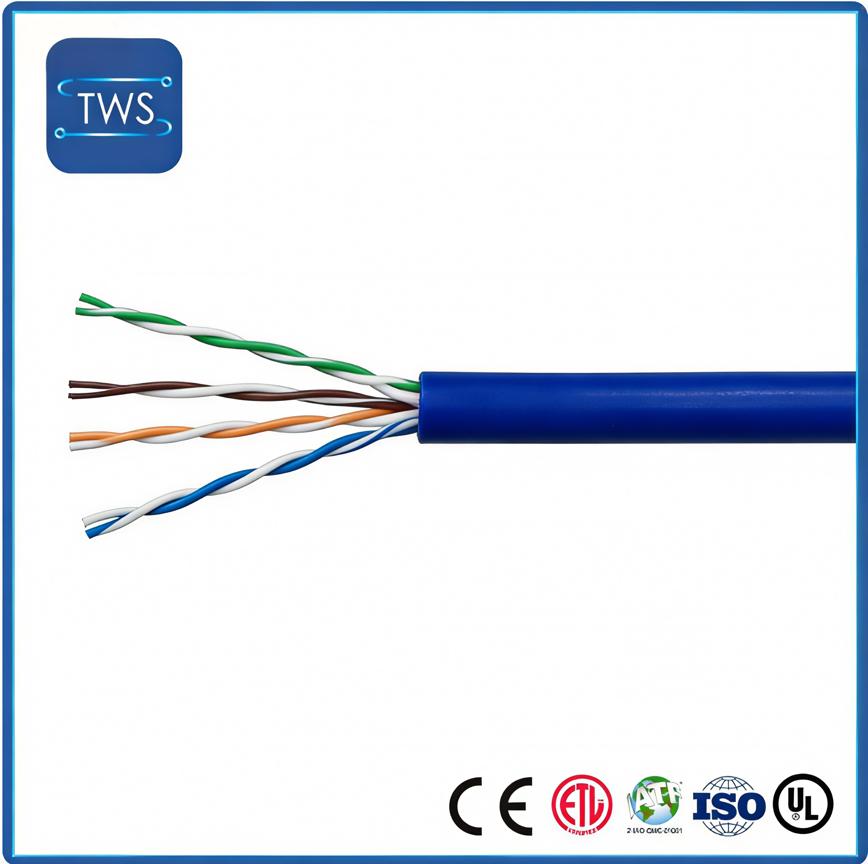 High Quality Hot Sale UTP CAT5E PVC Cable