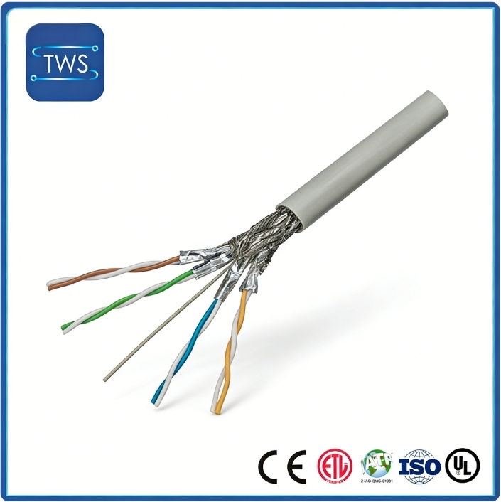 High Quality Hot Sale S/FTP CAT6 PVC Cable for Home