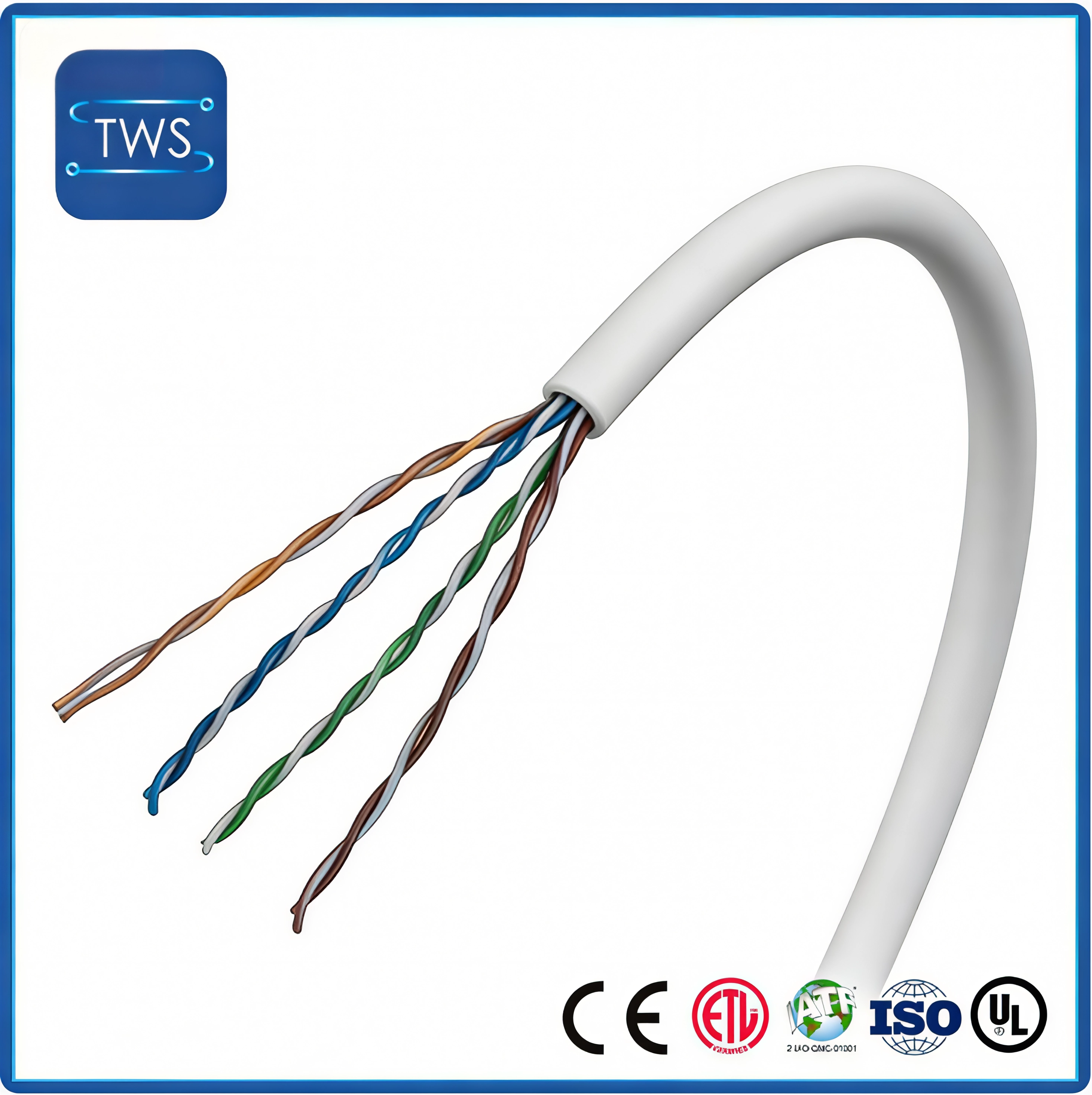 High Quality UTP CAT6A LSZH Cable for Home