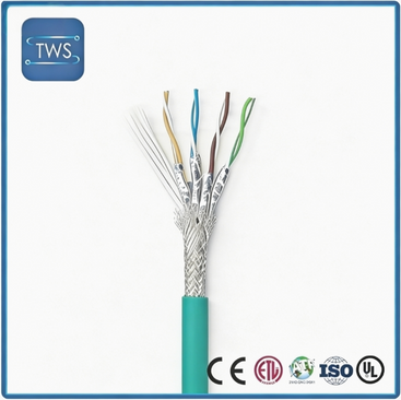 Finished Industrial Drag Chain CAT6 U/FTP Network Cable 24AWG Bare Copper