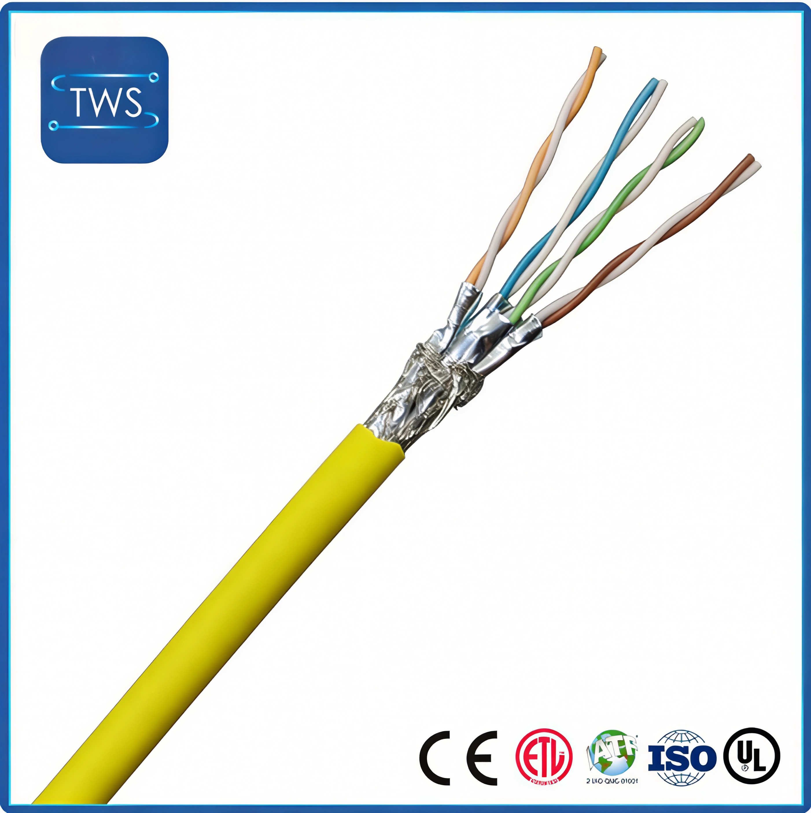 High Quality S/FTP CAT6A LSZH Cable for Home