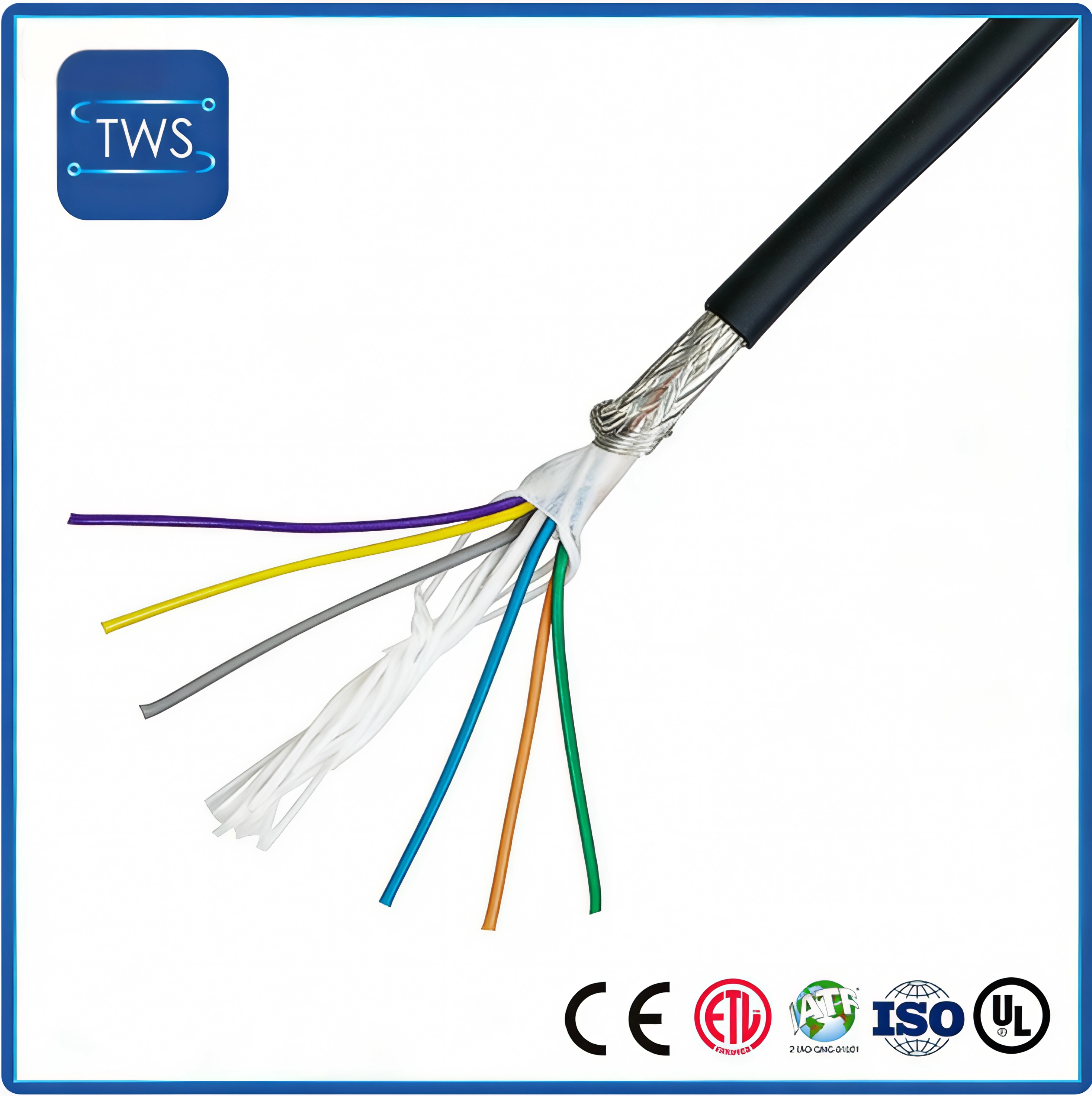 Industrial Control Cable Bare Copper 24AWG