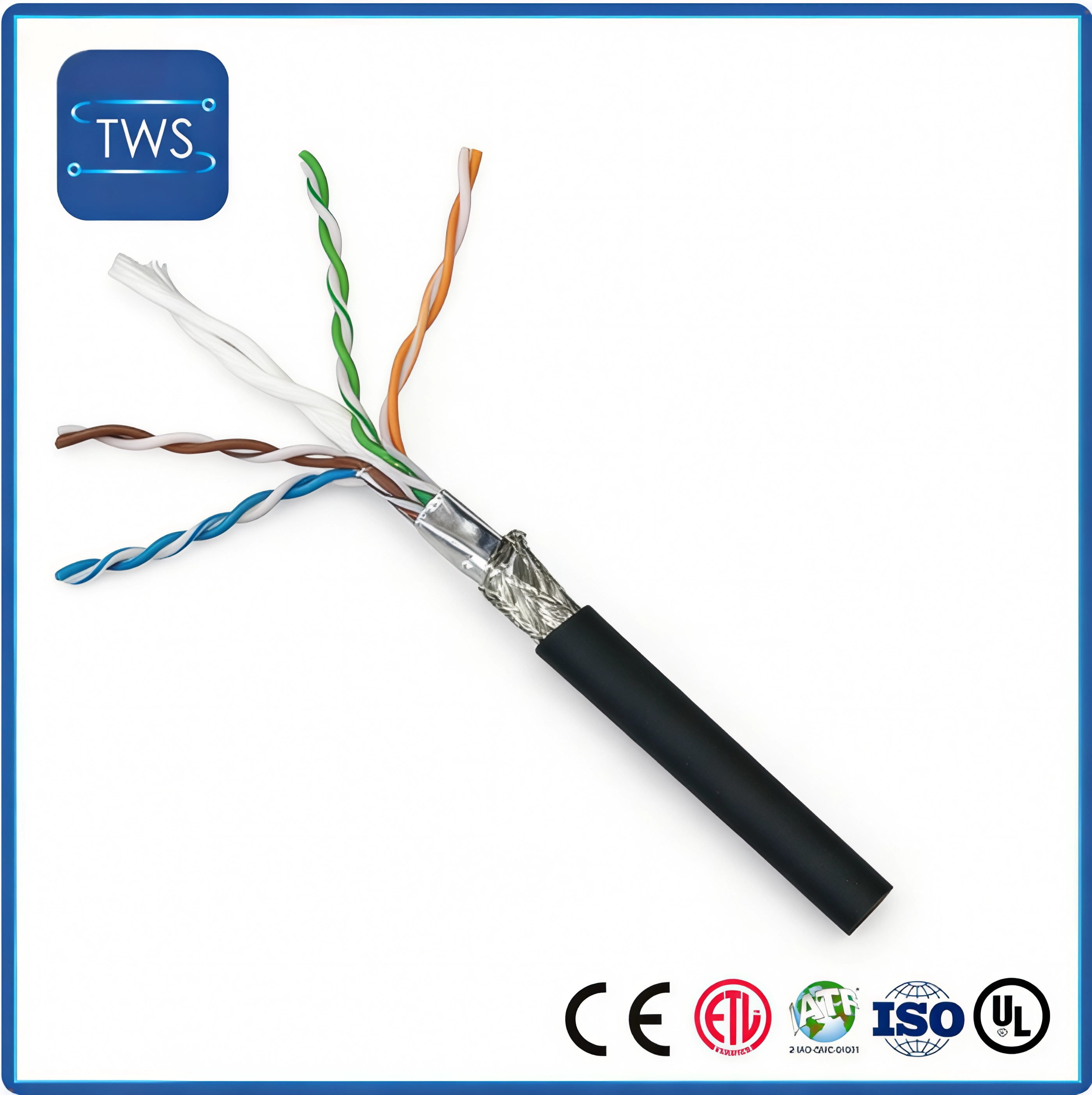 High Quality Hot Sale SF/UTP CAT6 PVC Cable for Home