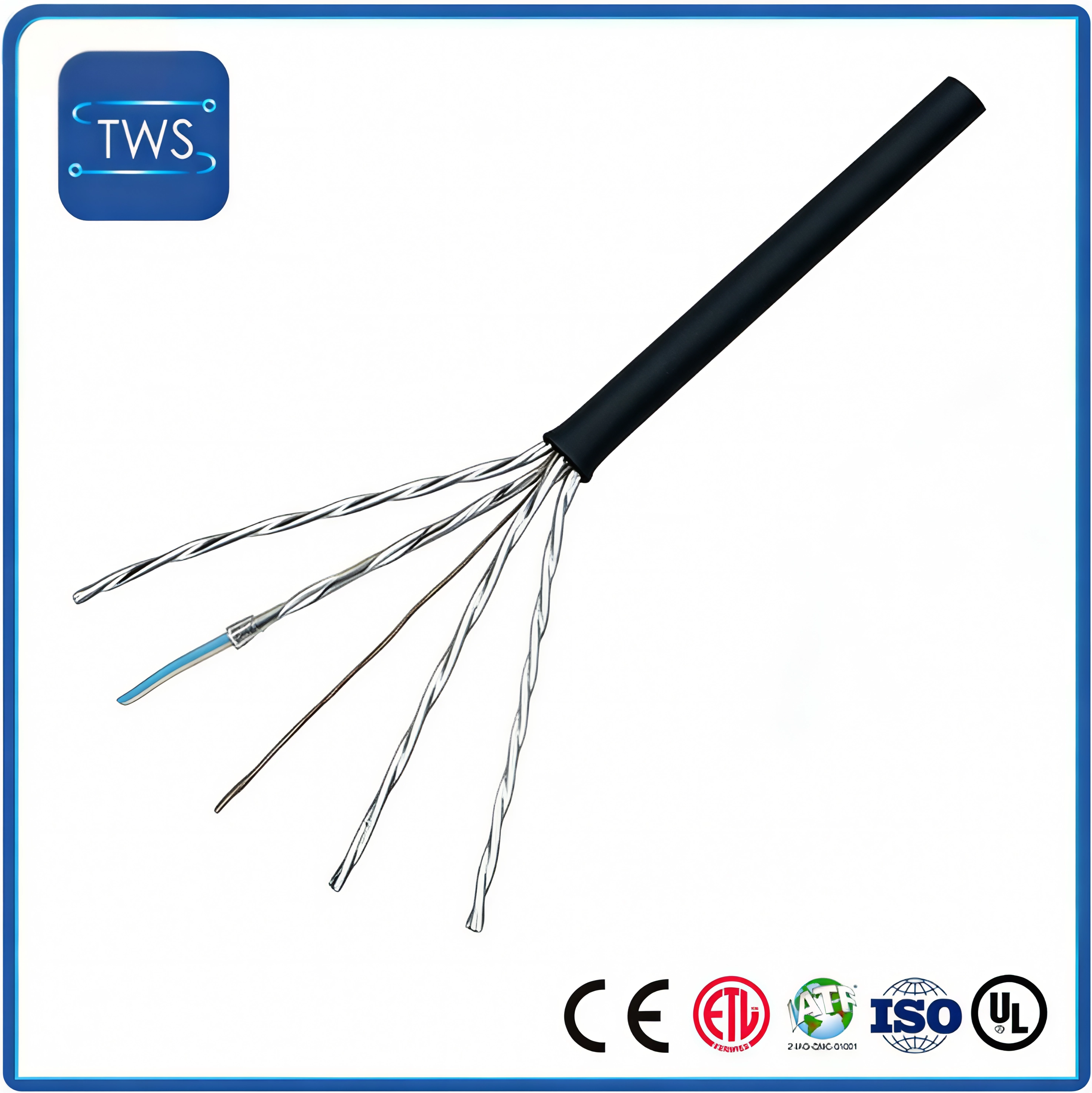 Hot Sale U/FTP CAT8 PVC Cable for Home