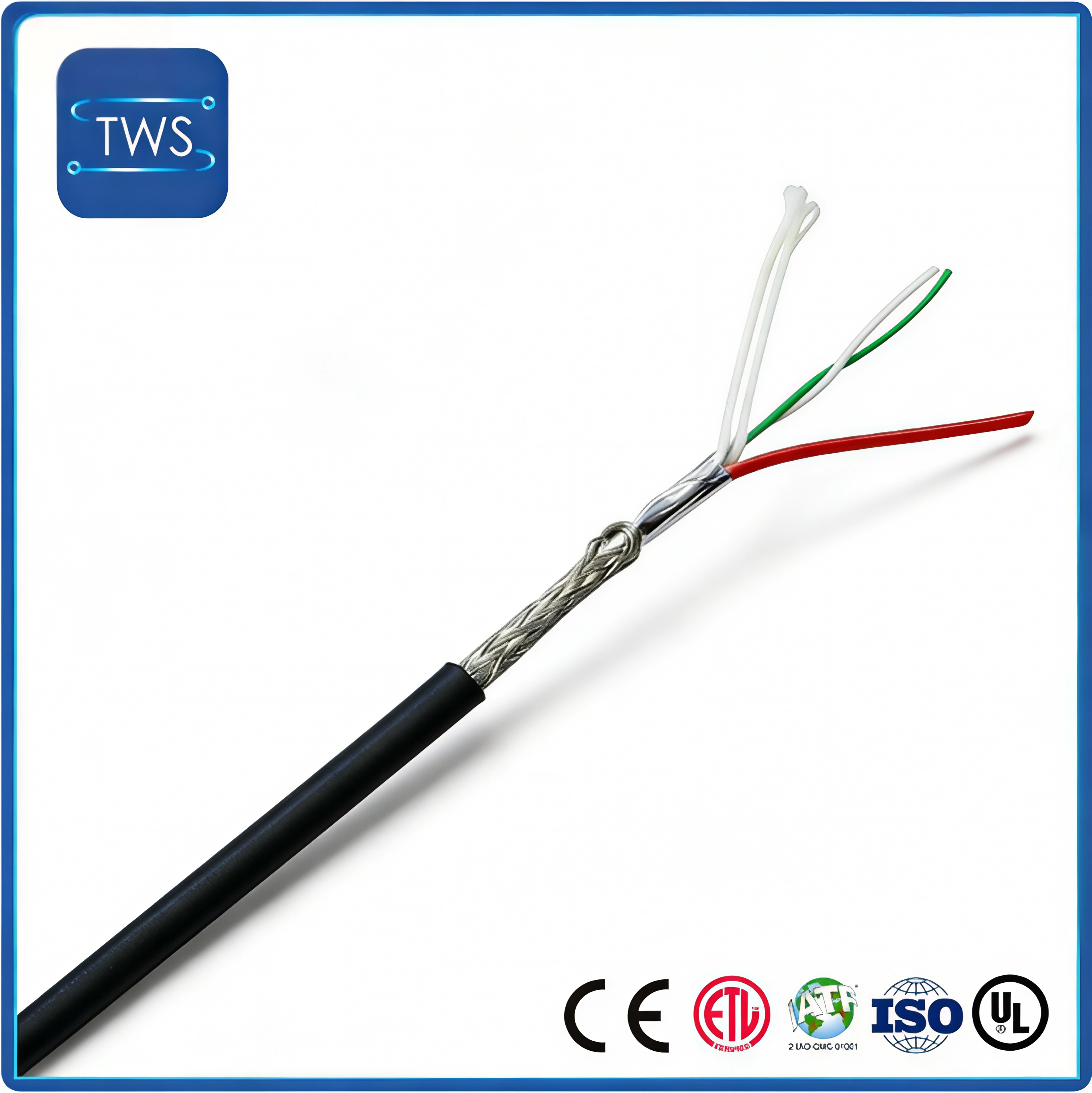 High Frequency USB 2.0 Cable Tinned Copper 30AWG