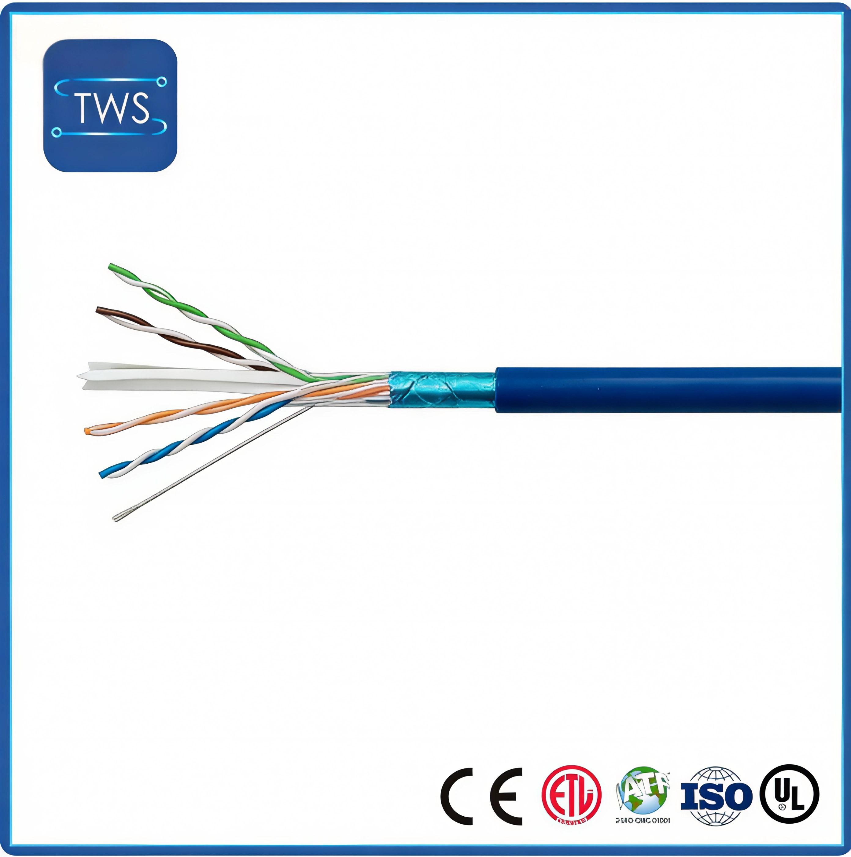 High Quality Hot Sale FTP CAT6 PVC Cable