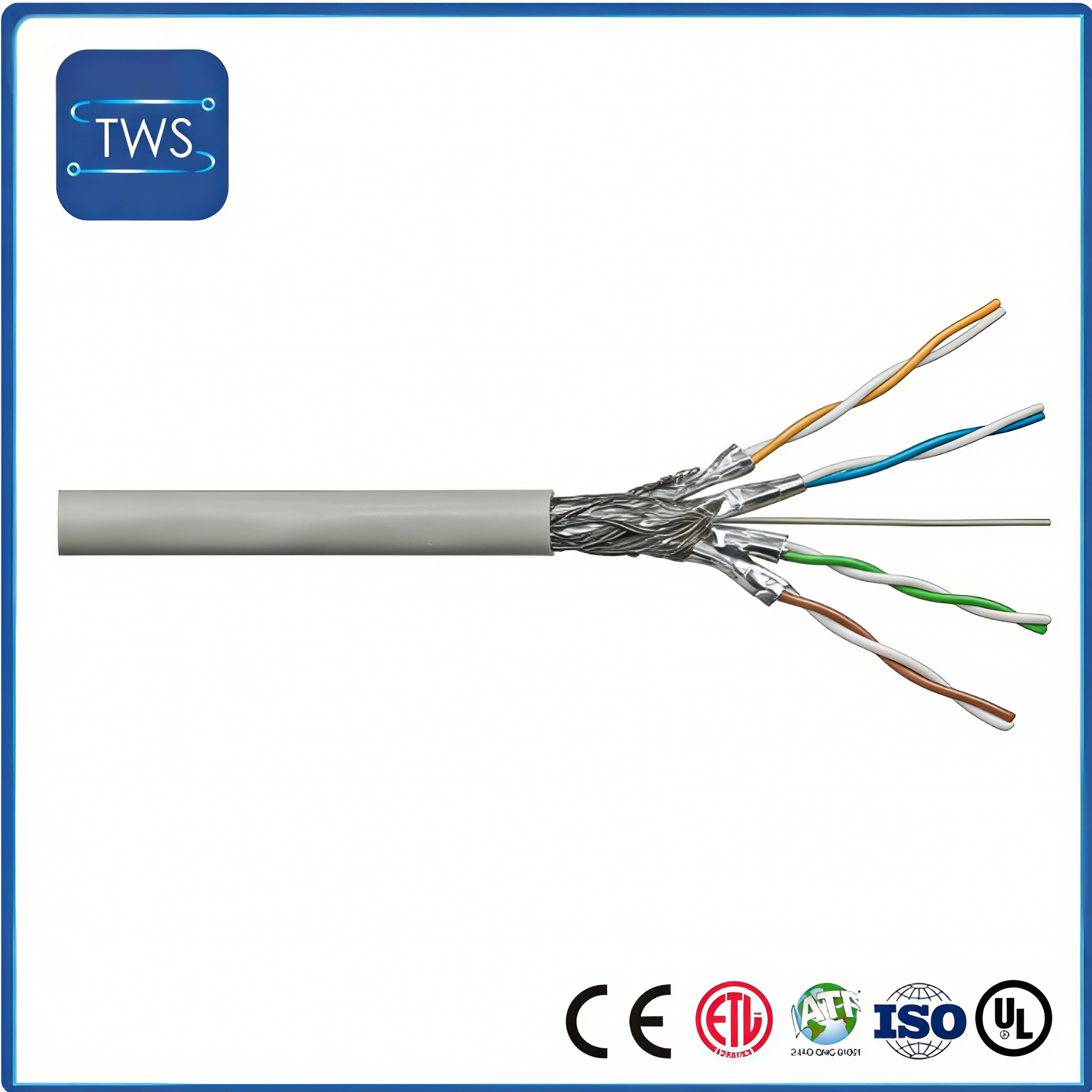 High Quality Hot Sale S/FTP CAT6 PVC Cable for Home