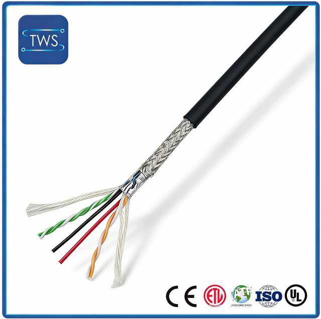 Drag Chain Network Cable CAT5E Bare Copper 26AWG