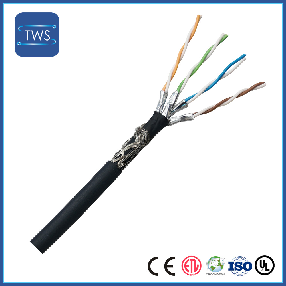 High Quality Hot Sale SF/FTP CAT8 TPU Cable for Home
