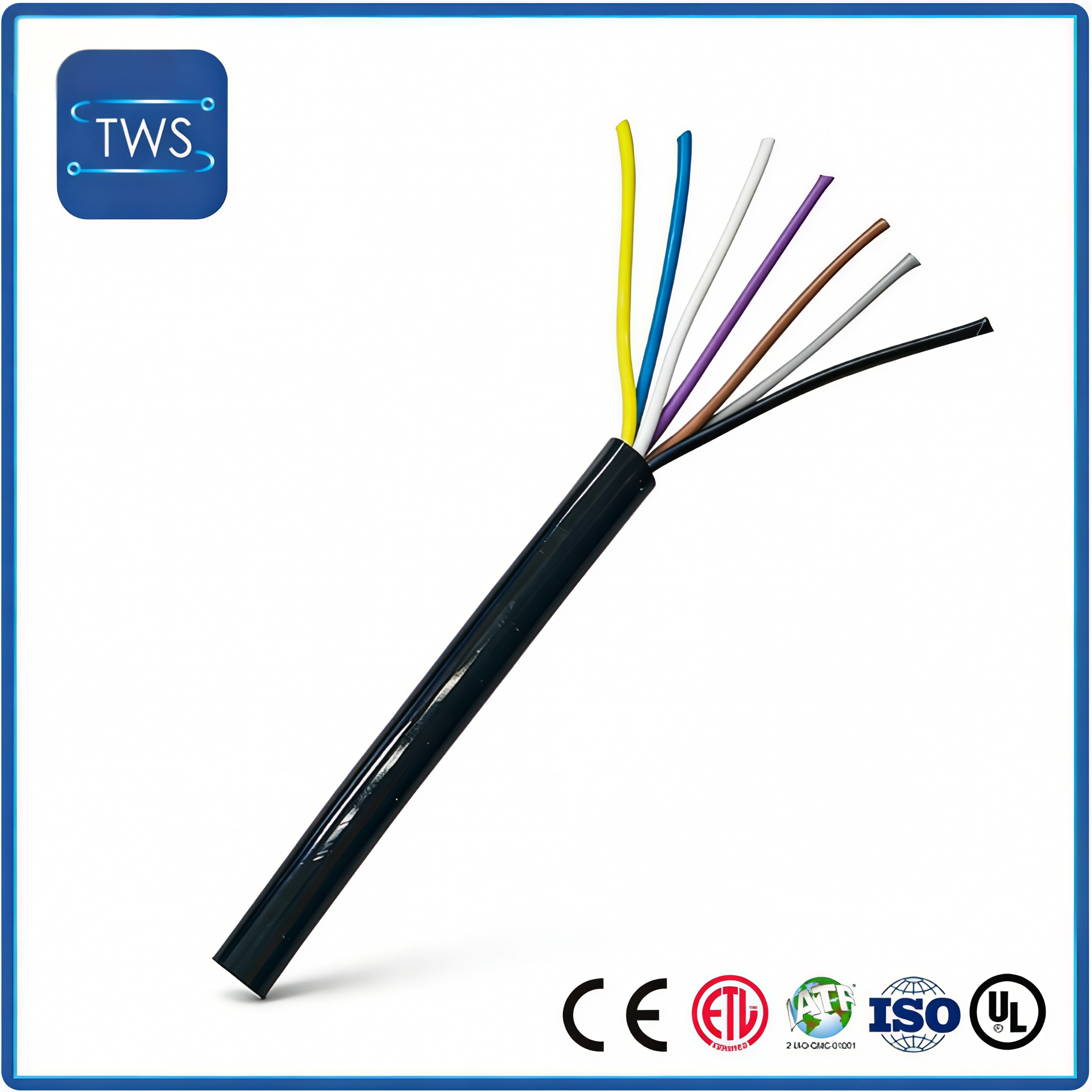High Quality Hot Sale XLPE insulation TPU Jacket Automotive Sensor Cable from China