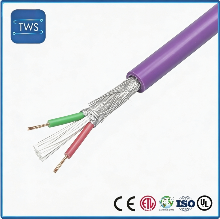 Industrial Control Cable 2C Bare Copper/Tinned Copper PVC Jacket