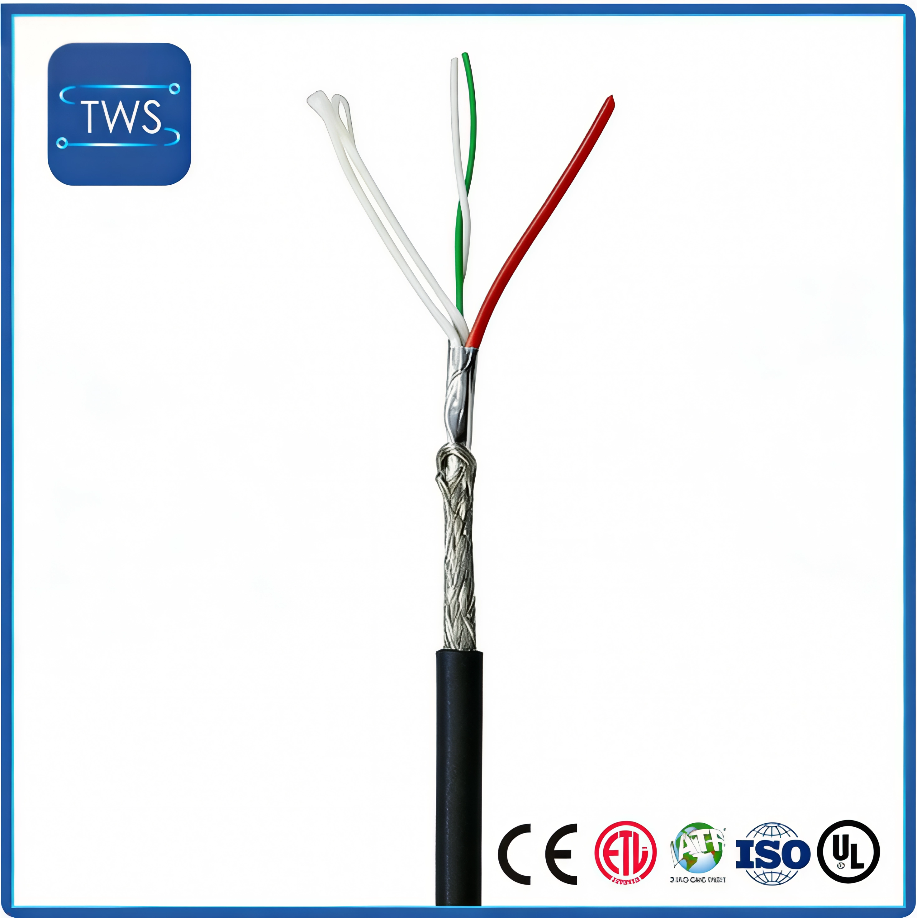 High Frequency USB 2.0 Cable Tinned Copper 30AWG