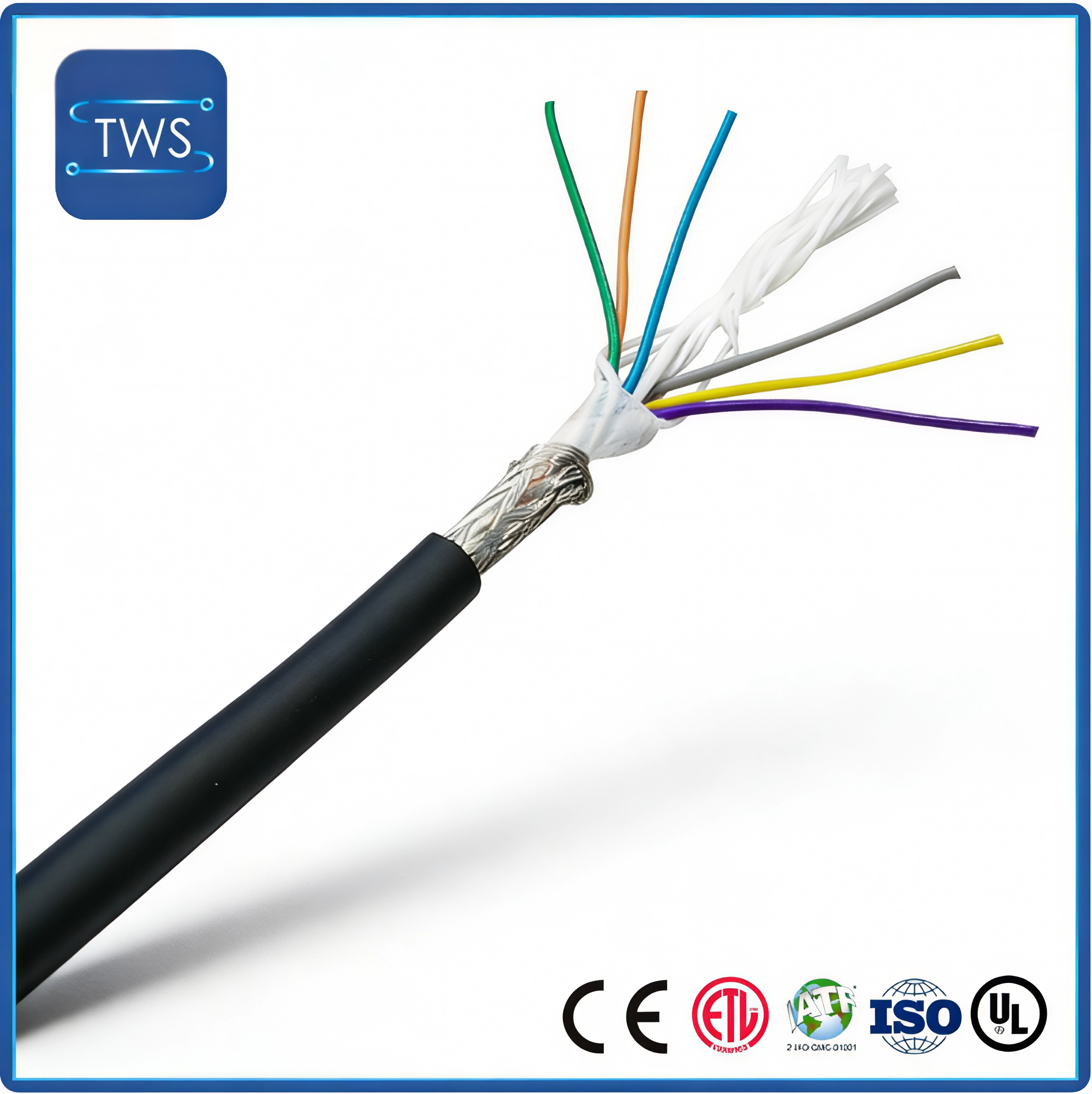 Industrial Control Cable Bare Copper 24AWG