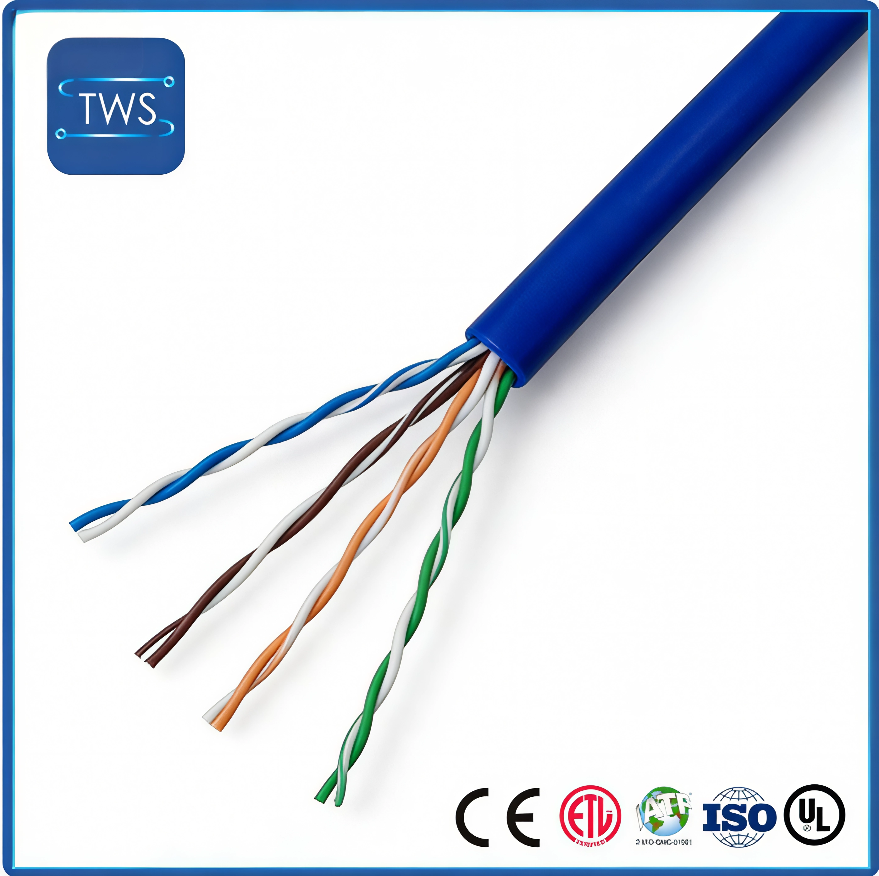 High Quality Hot Sale UTP CAT5E PVC Cable