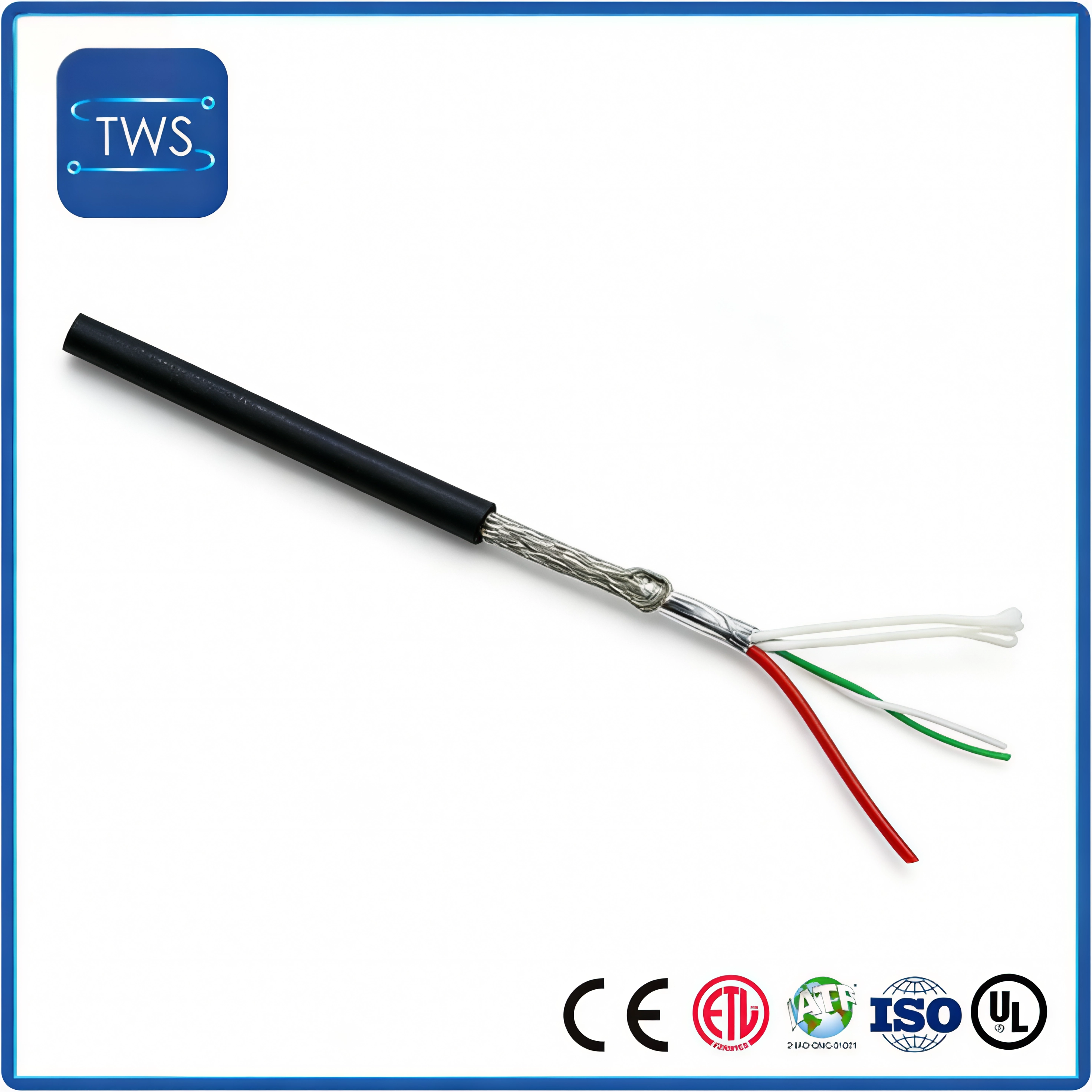 High Frequency USB 2.0 Cable Tinned Copper 30AWG