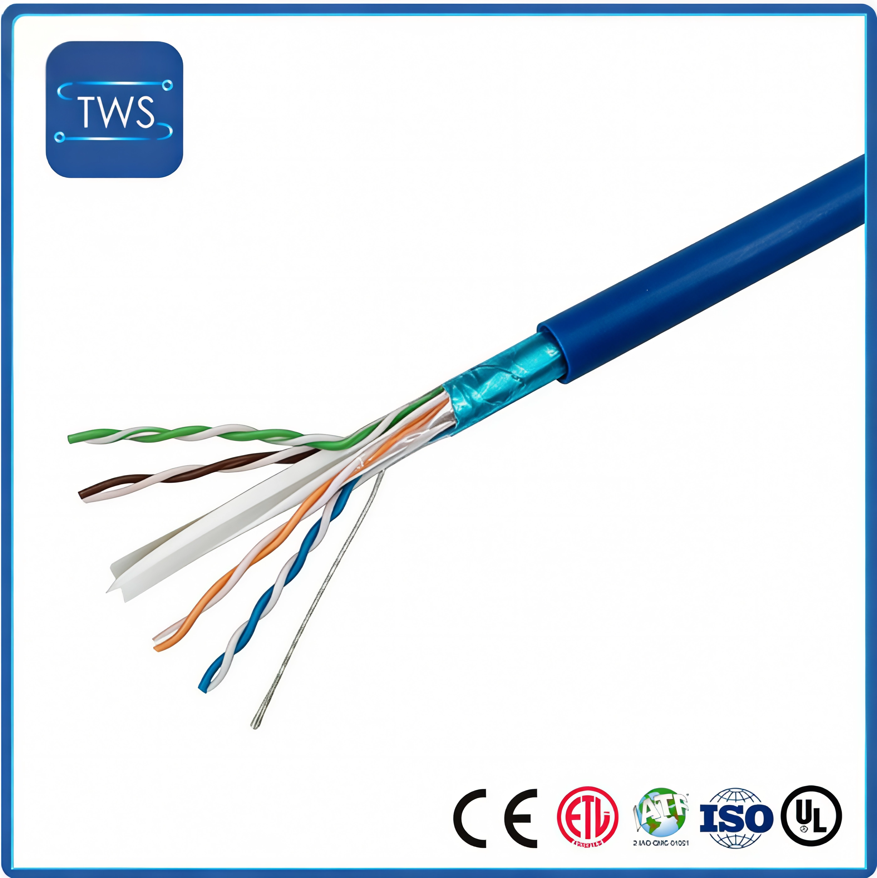 High Quality Hot Sale FTP CAT6 PVC Cable
