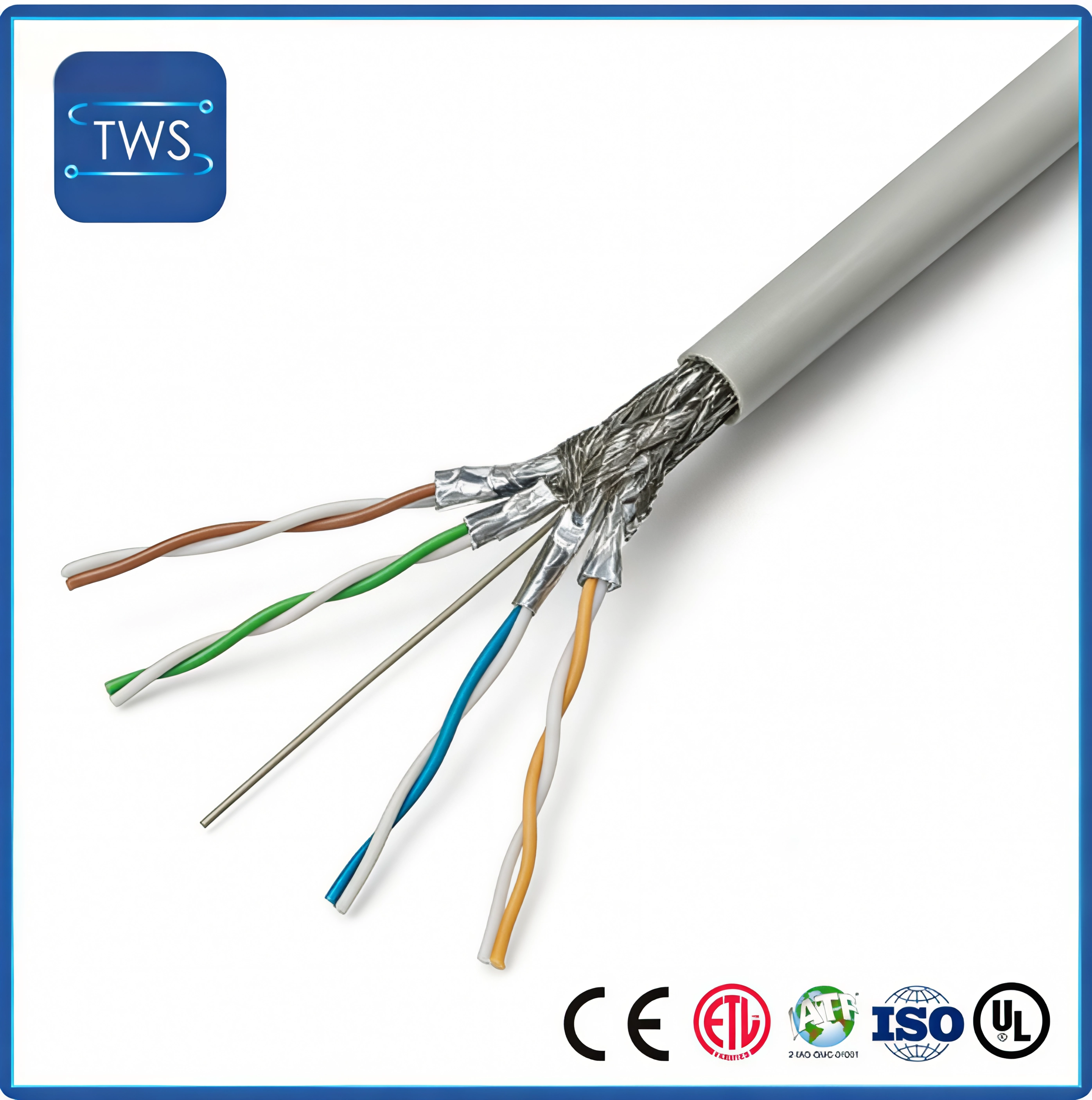 High Quality Hot Sale S/FTP CAT6 PVC Cable for Home