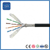 PVC Bare Copper with Filling, Aluminum Foil & Braid Shield Drag Chain CAT5E Cable 