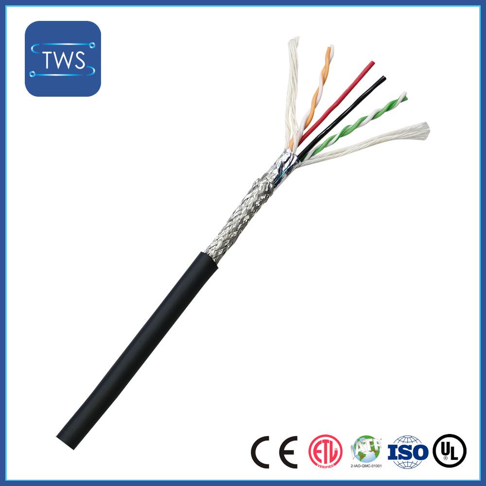 Drag Chain Network Cable CAT5E Bare Copper 26AWG