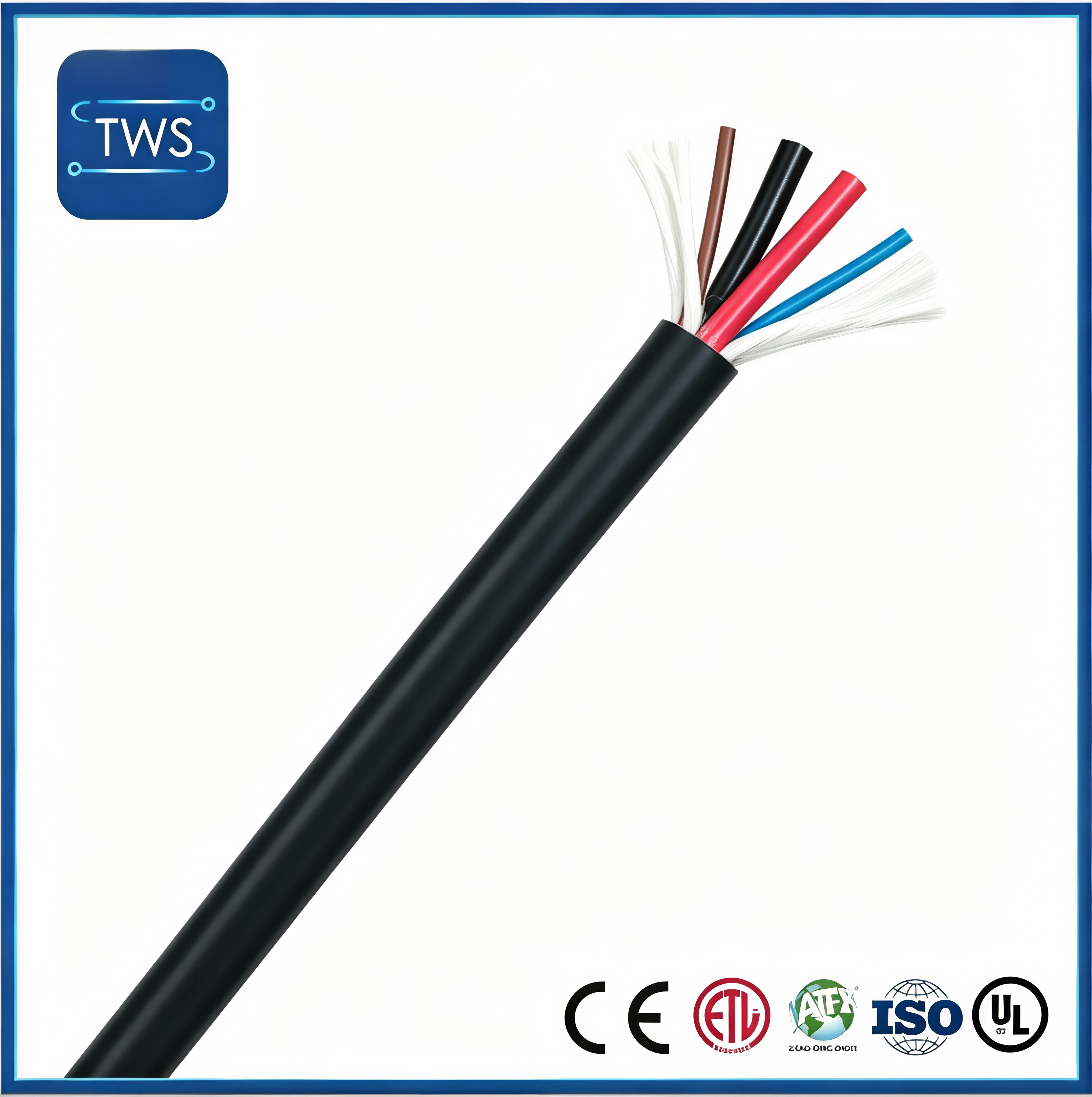 UL2464 Hook up Wire 300V PVC Insulated Multi Core Cable
