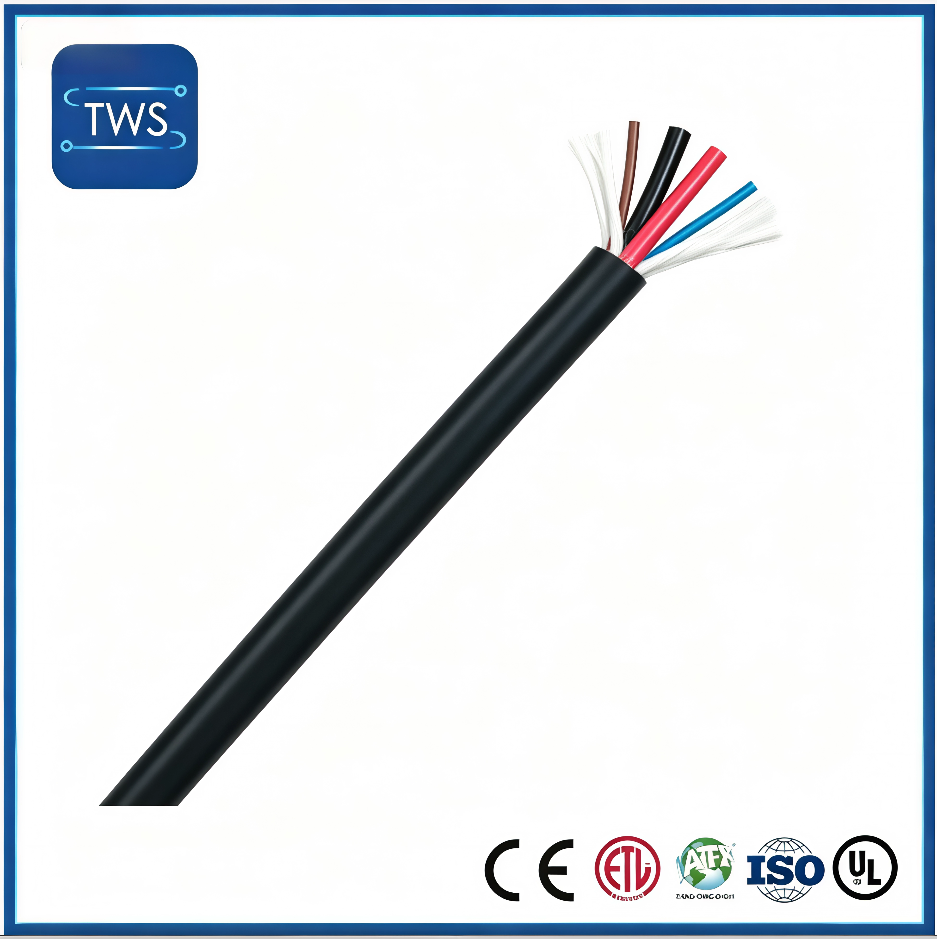 UL2464 Hook up Wire 300V PVC Insulated Multi Core Cable
