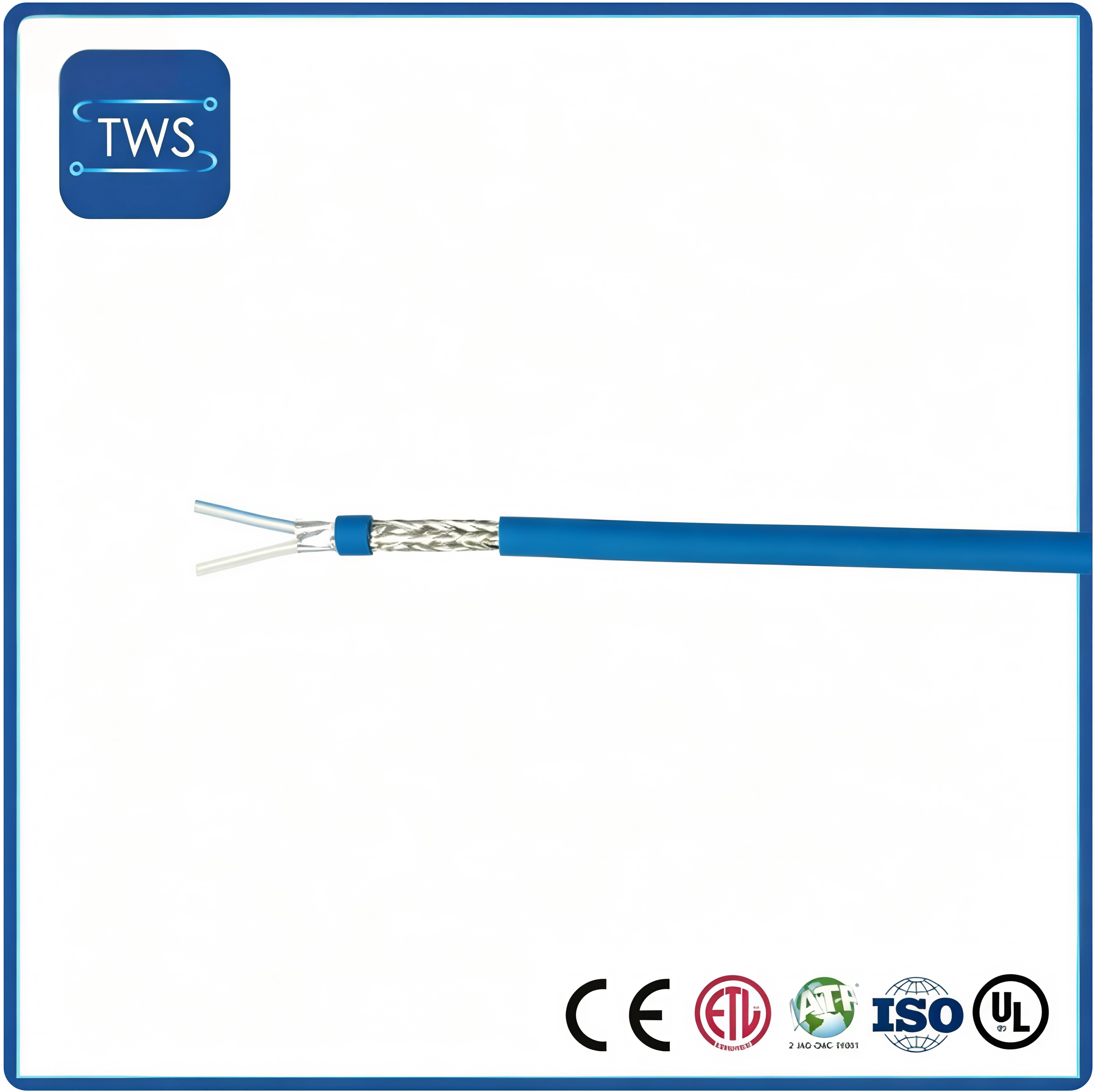 Industrial Shielded Single Pair Ethernet Spe Cable 18AWG Podl